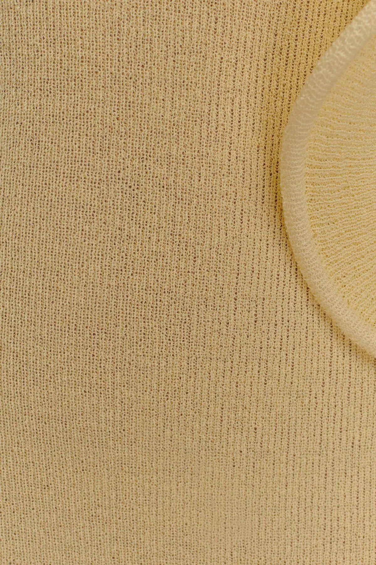 Sandrine Off Shoulder Knit Maxi Dress - Lemon #8