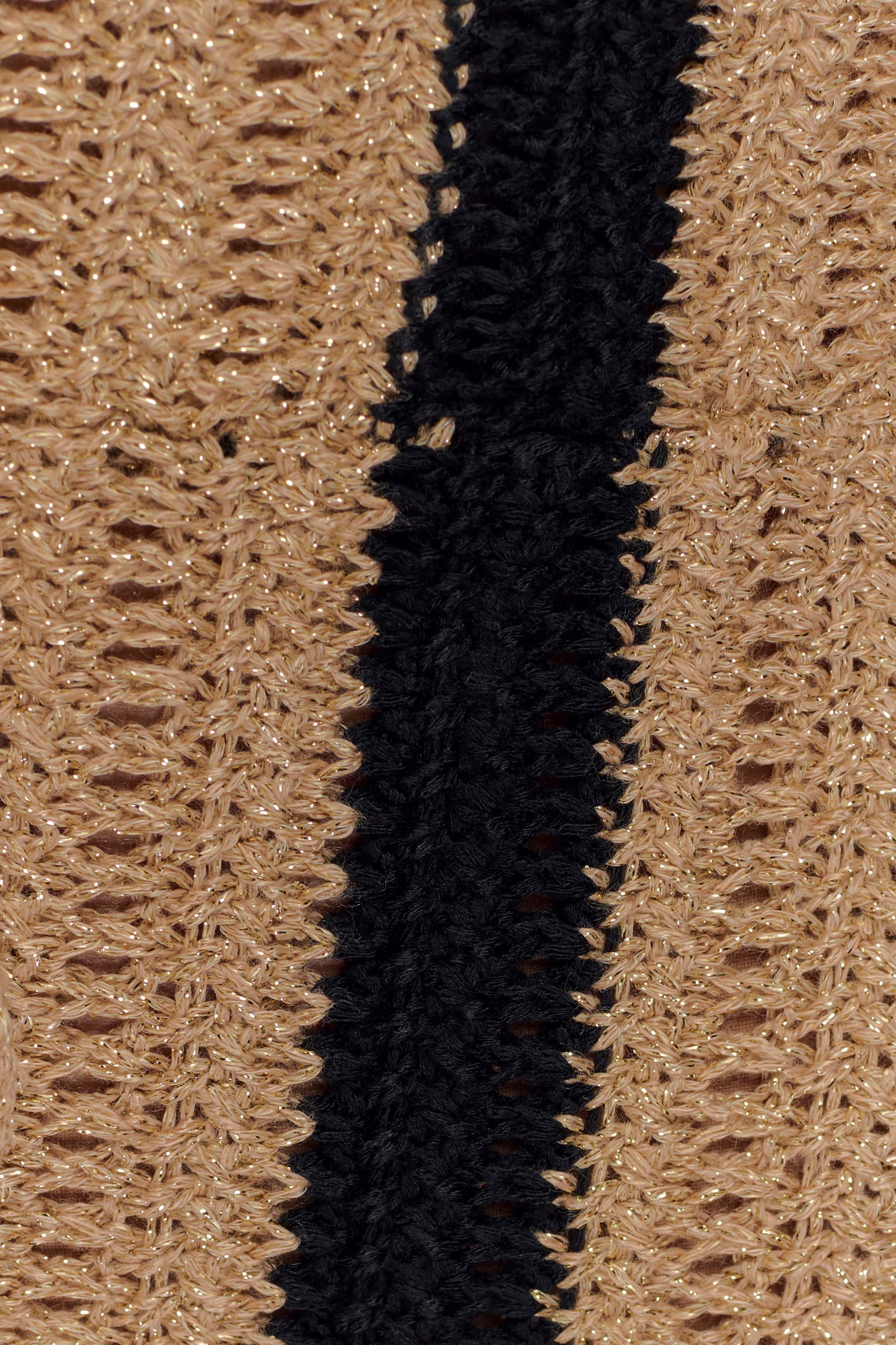 Shepherd Crochet Halter Maxi Dress - Gold/Black #8