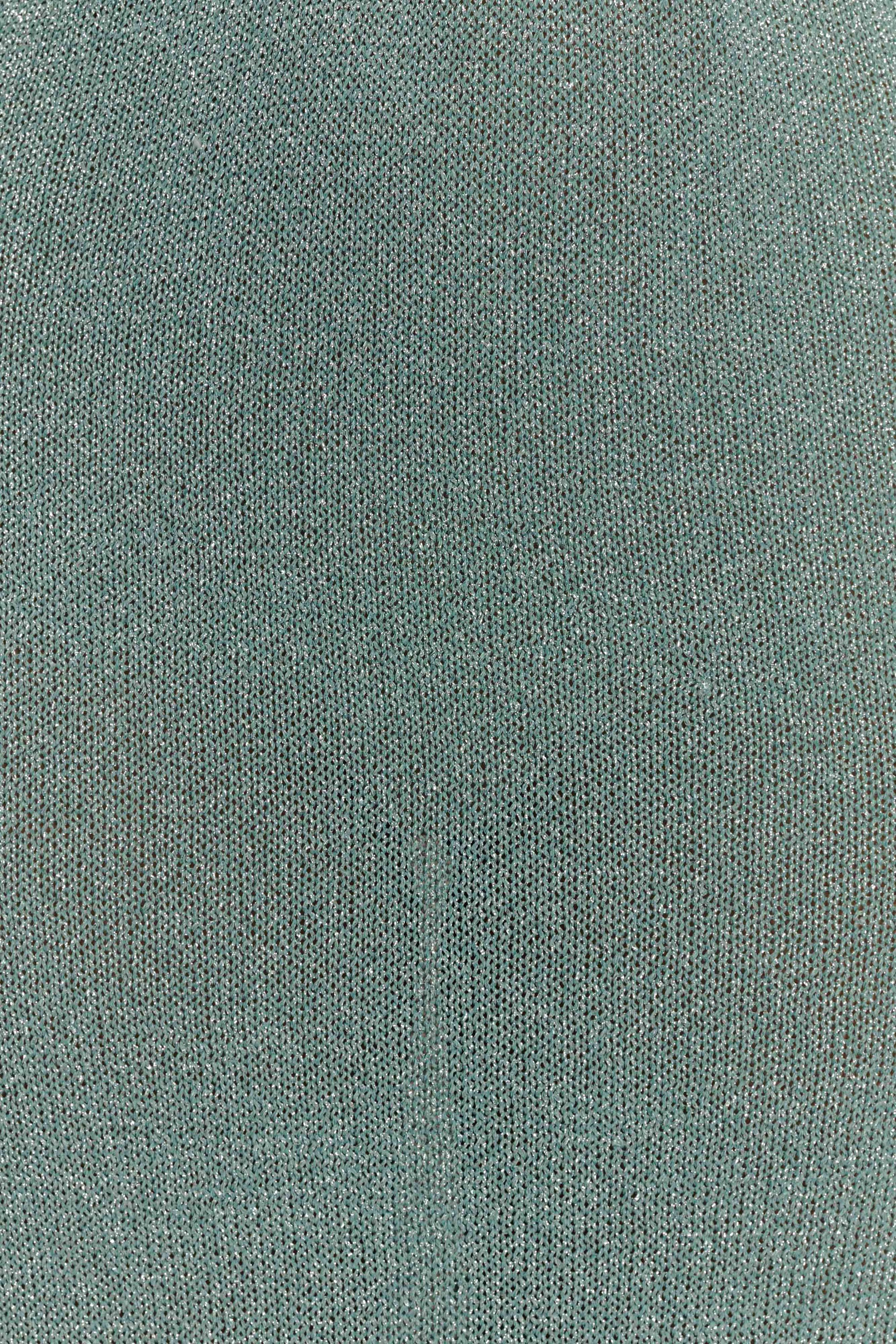 Gracelyn Twisted Metallic Knit Maxi Dress - Aqua #7