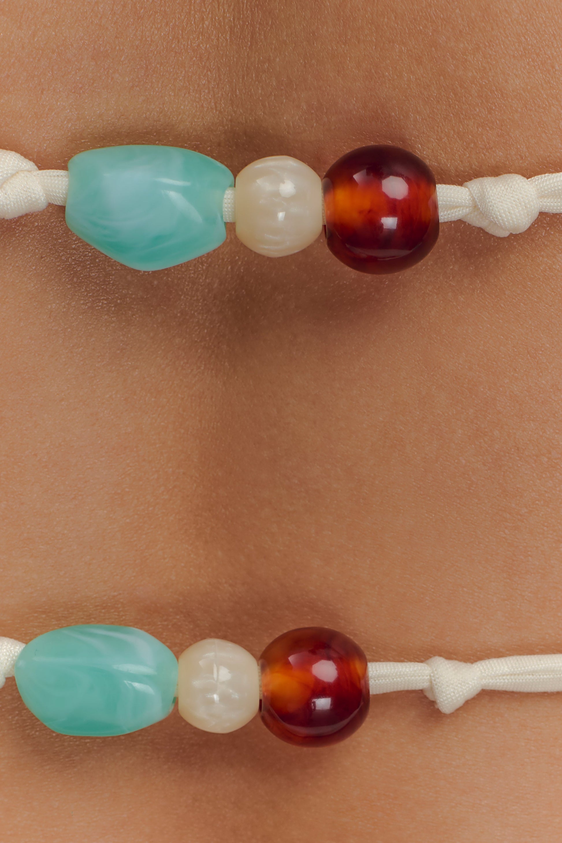 Astraeus Beaded Cowl Mini Dress - Ivory #7