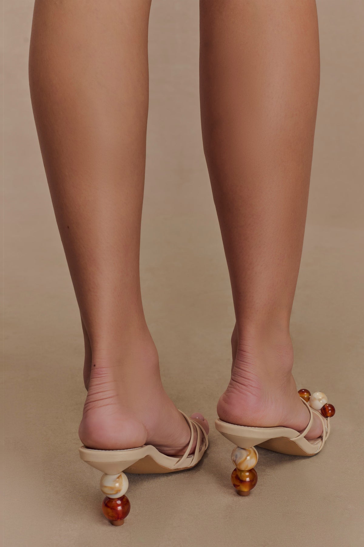 Montgomery Beaded Heel - Ivory #4