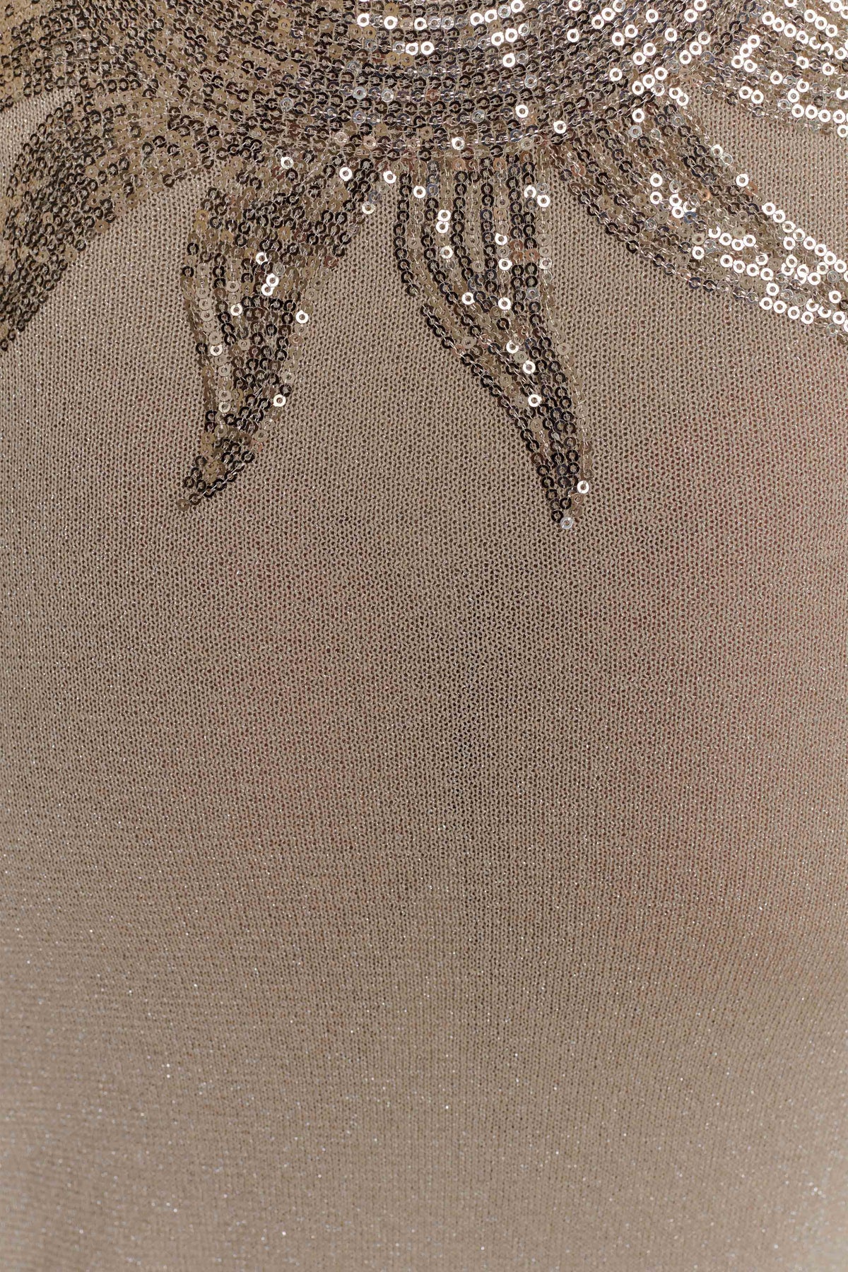 Atticus Knit Maxi Dress With Sequin - Gold #10