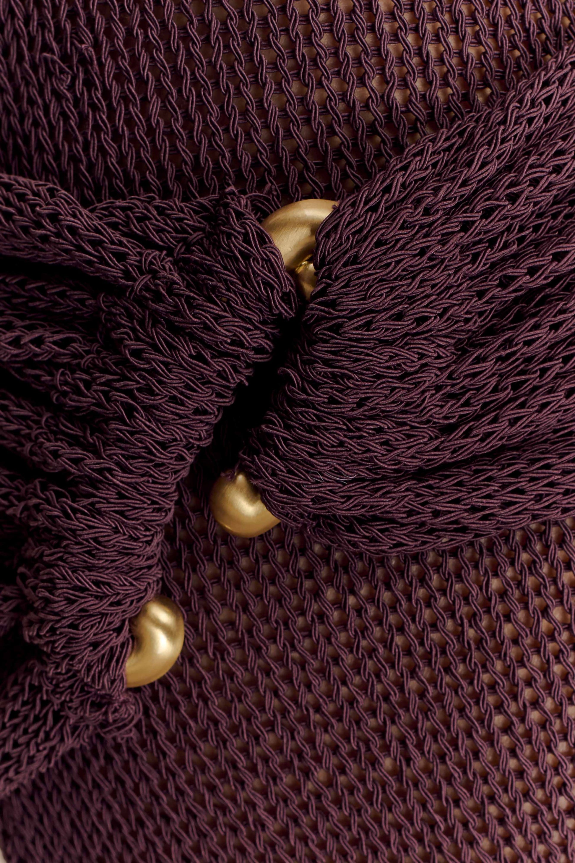 Reece Halter Knit Maxi Dress - Chocolate #8