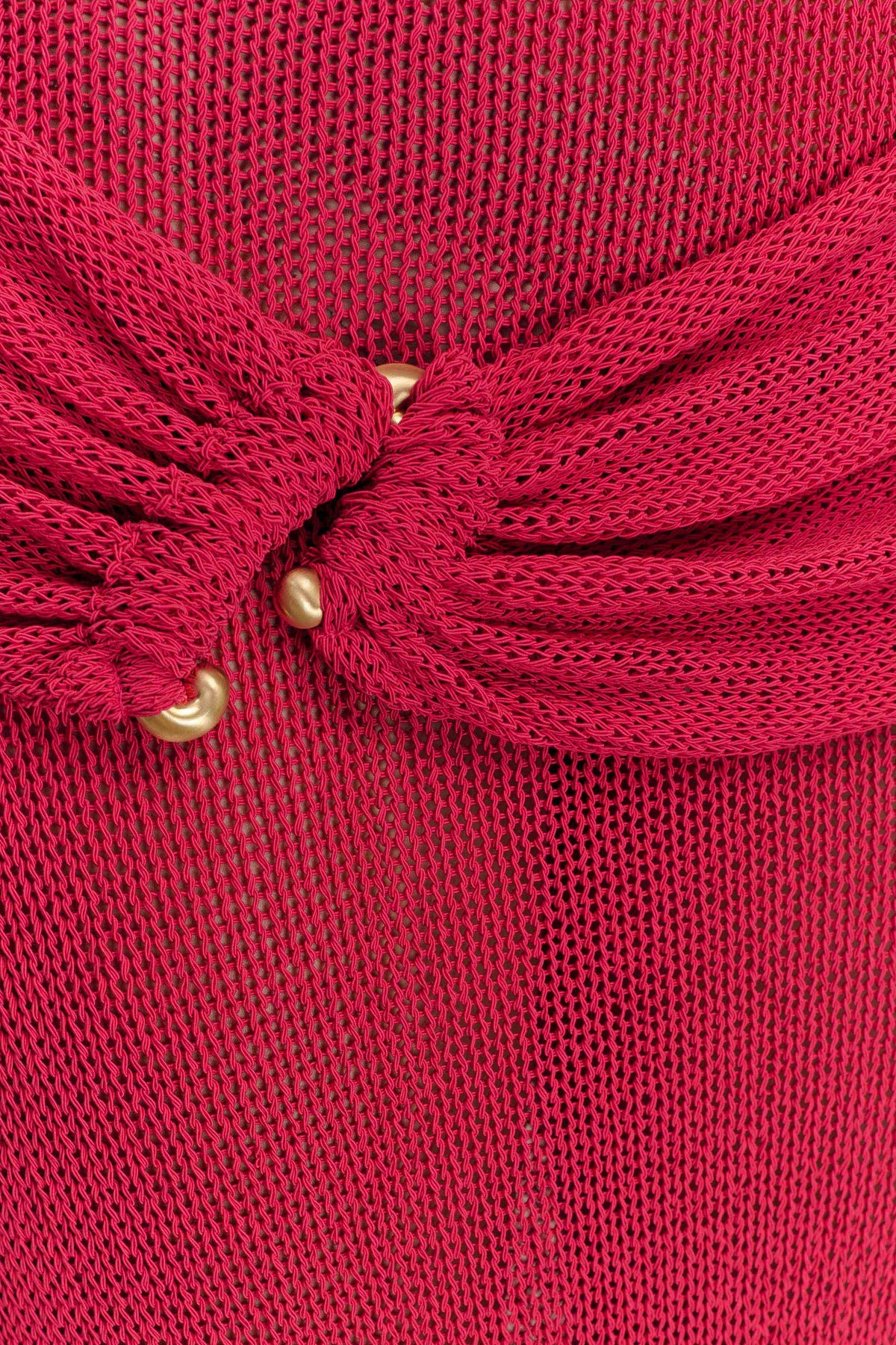 Reece Halter Knit Maxi Dress - Dragonfruit #6