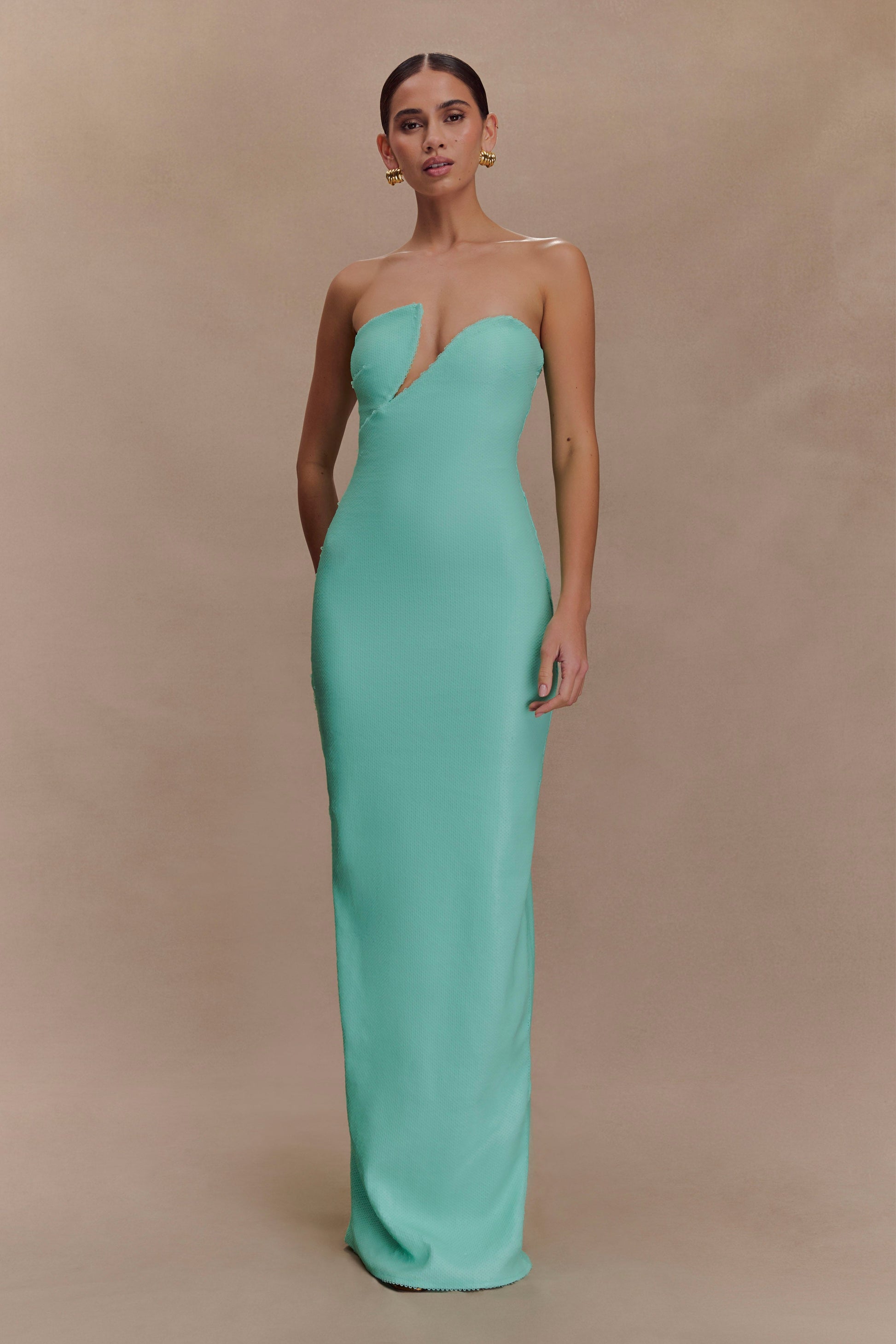 Winston Strapless Sequin Maxi Dress - Lagoon #4