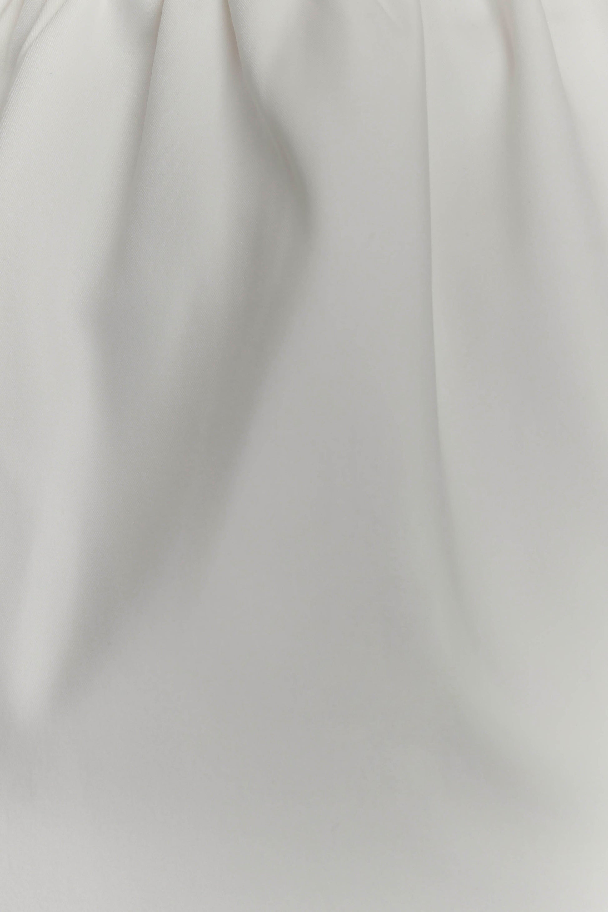 Ariana Pleated Neck Mini Dress - Ivory #6