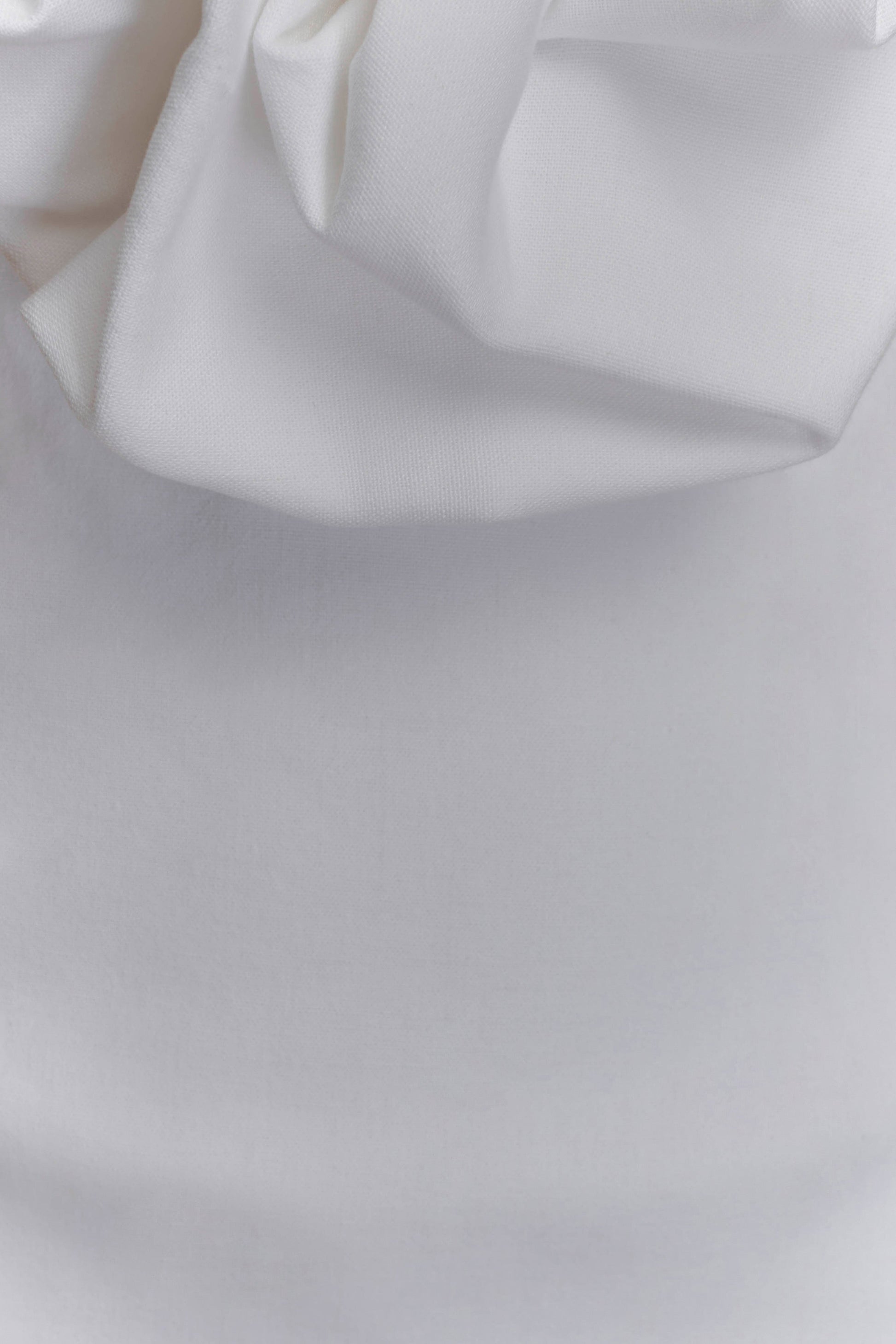 Carolyn Linen Bubble Maxi Dress - White #6