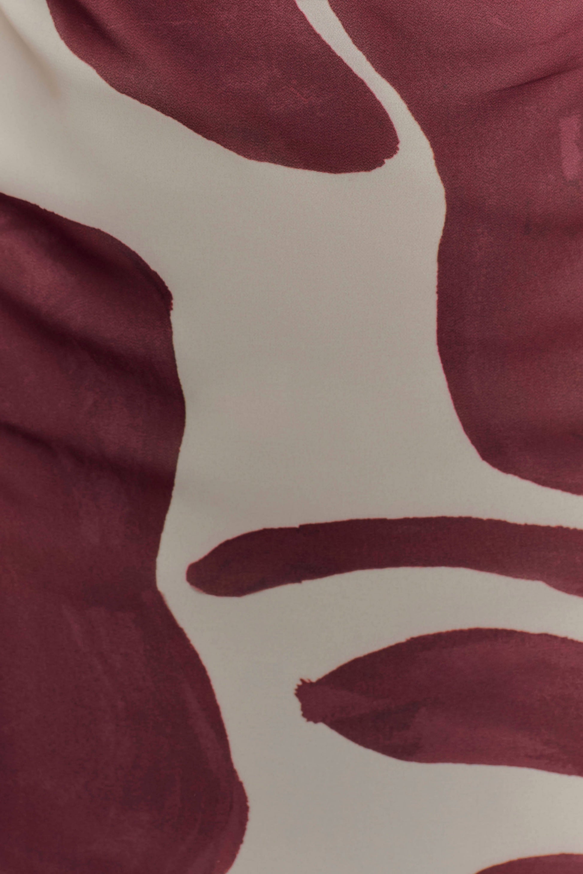 Amaya Strapless Chiffon Maxi Dress - Brown Deco Fleur Print #5