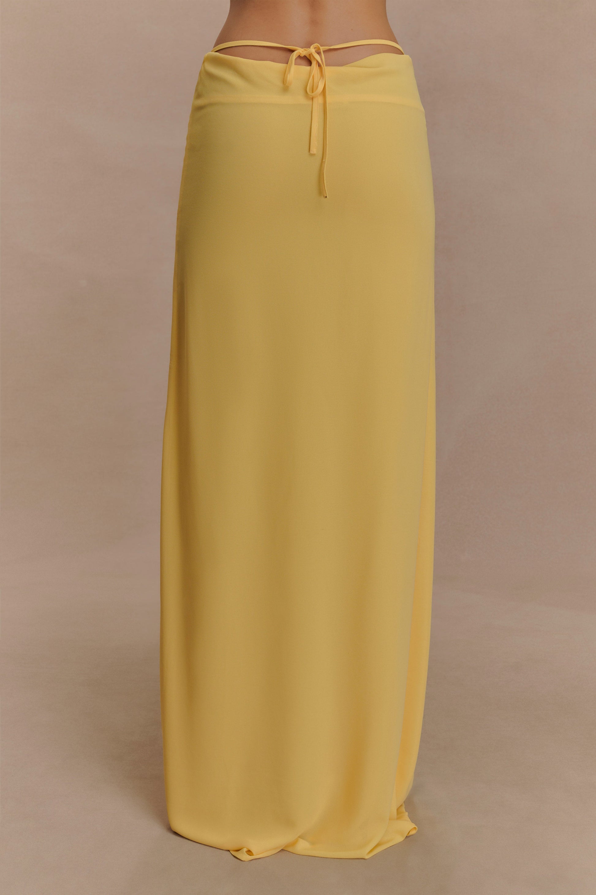 Katalina Chiffon Maxi Skirt - Butterscotch #3