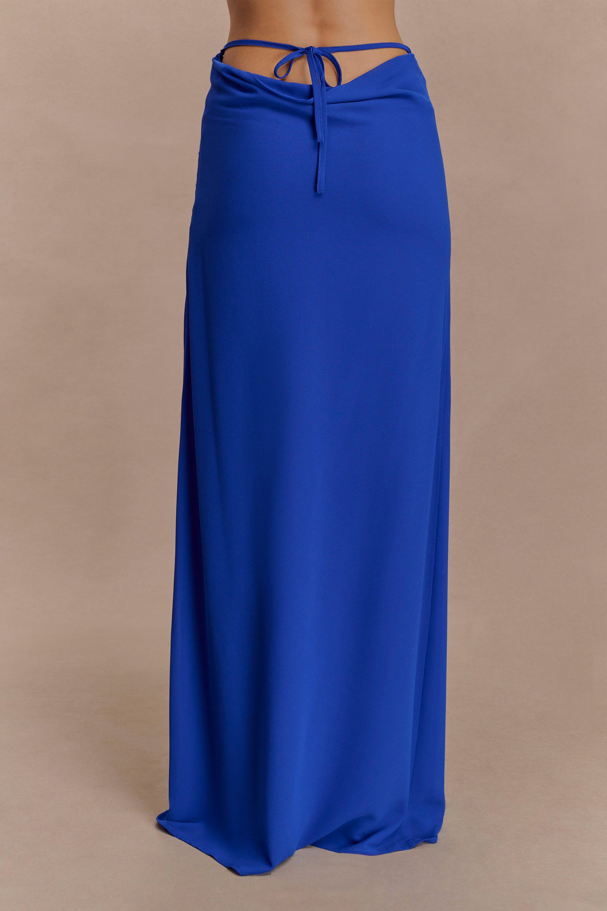 Katalina Chiffon Maxi Skirt - Cobalt Blue #3