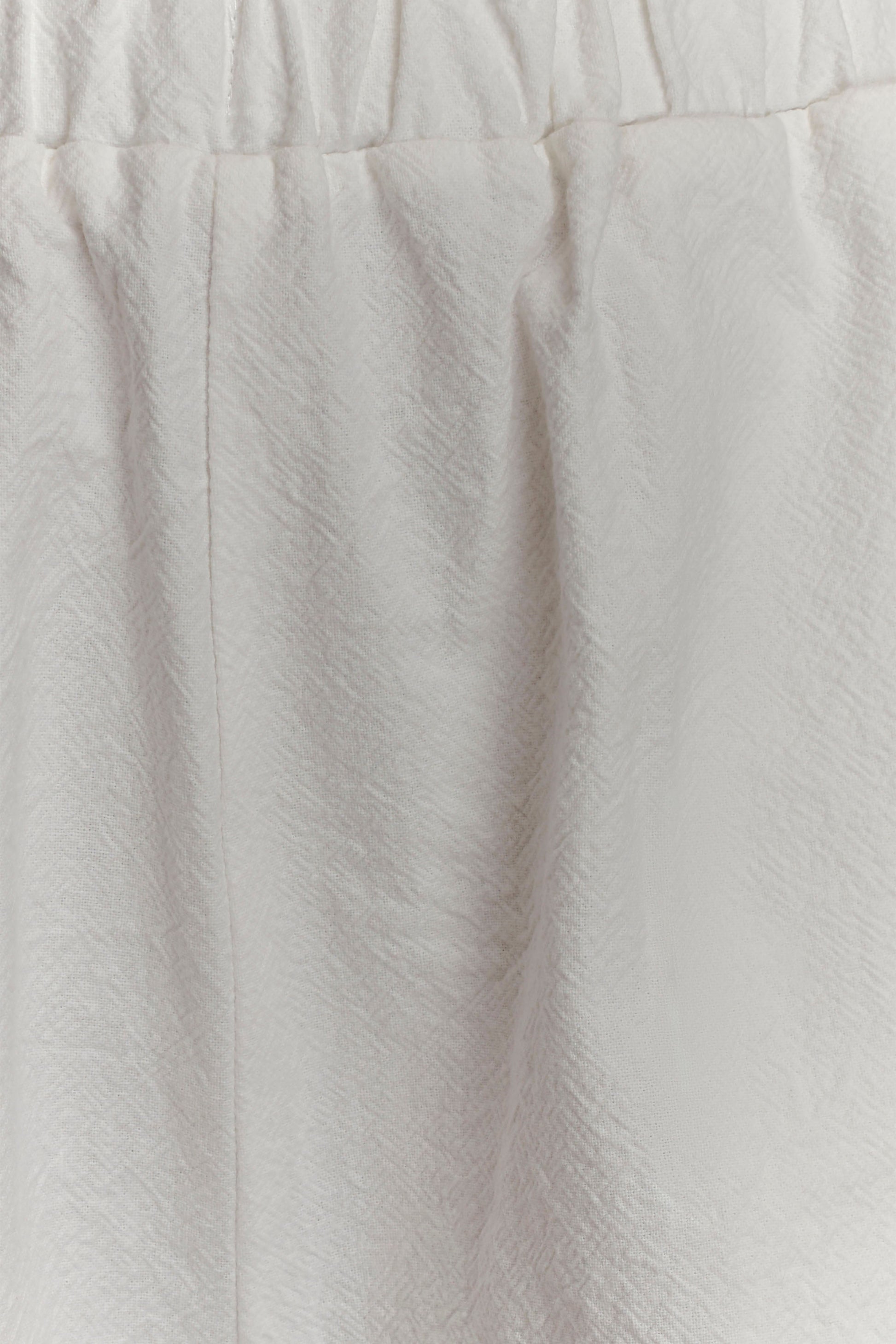 Janayia Cotton Wide Leg Pants - White #7