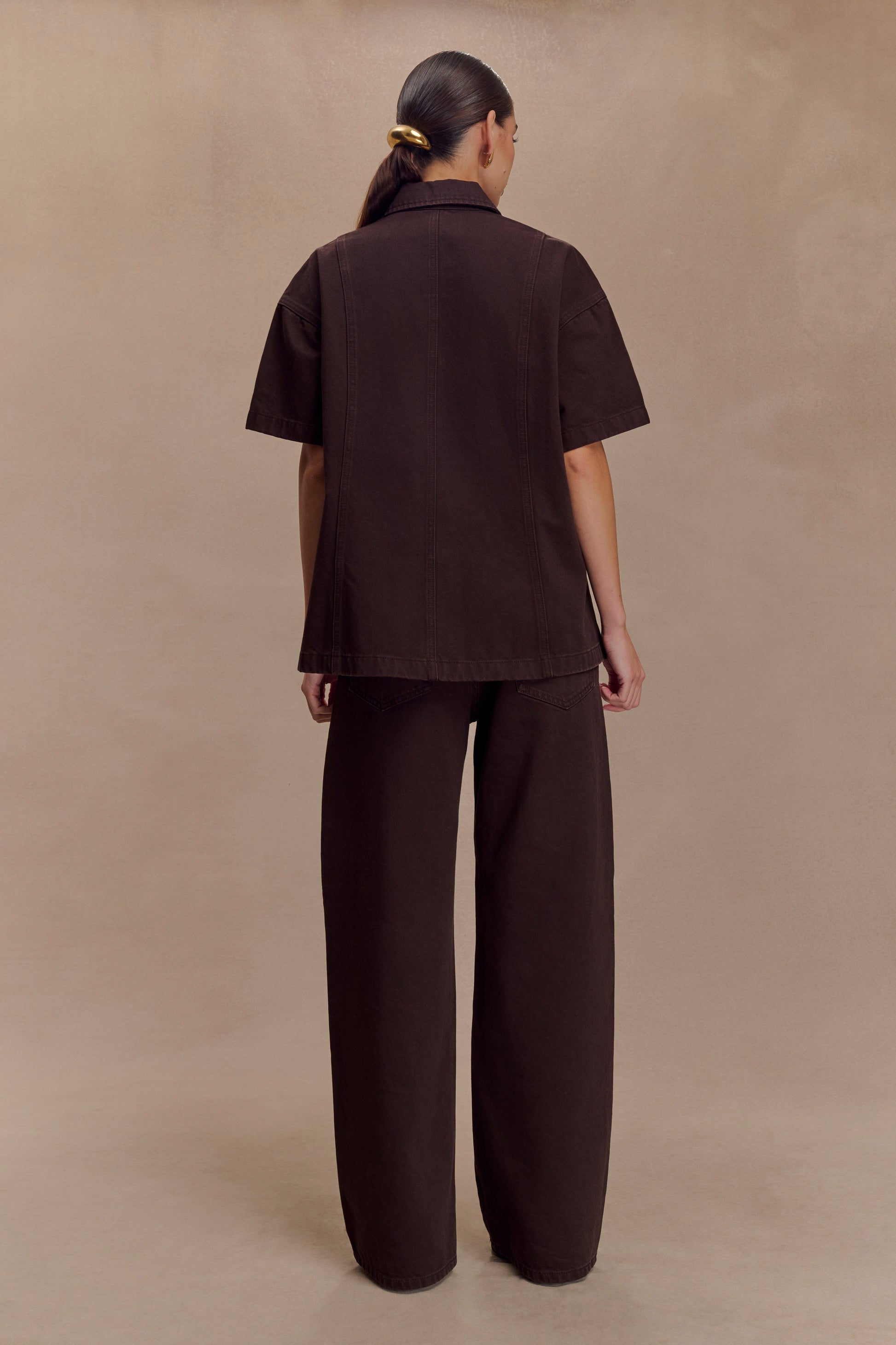 Mannon Mid Rise Denim Jeans - Chocolate #3