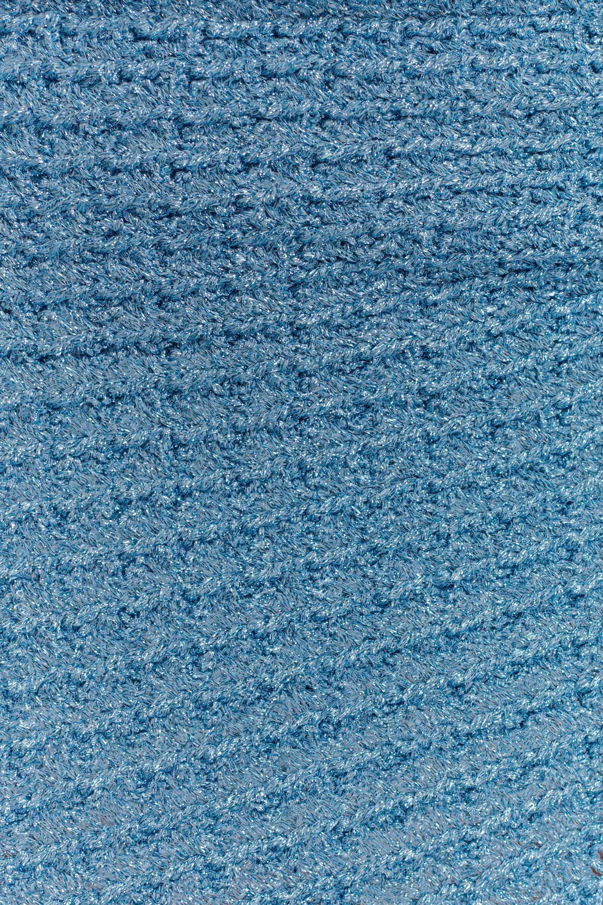 Waverley Metallic Knit Mini Skirt - Blue #8
