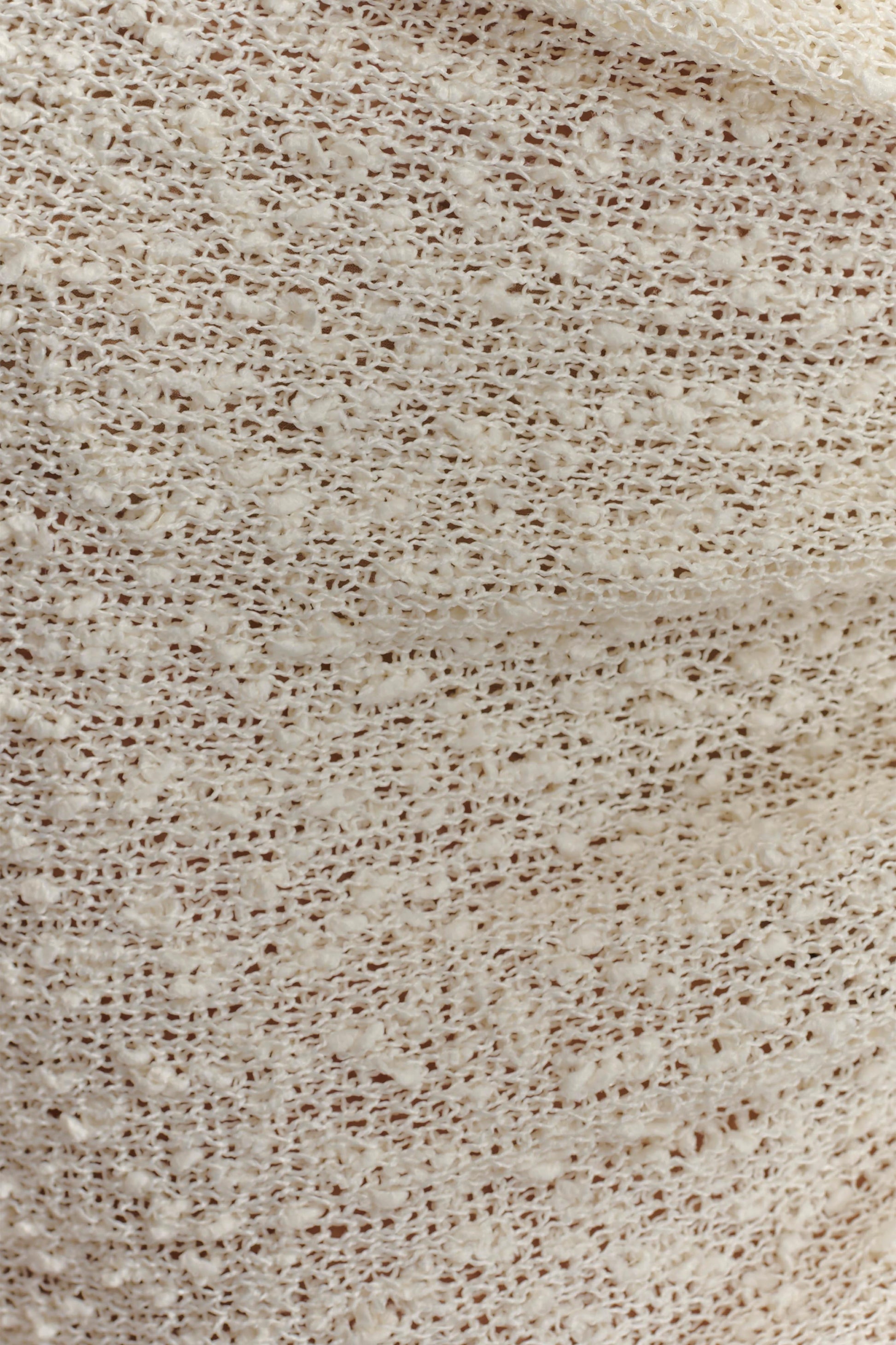 Sammy Boucle Knit Cover Up - Ivory #5