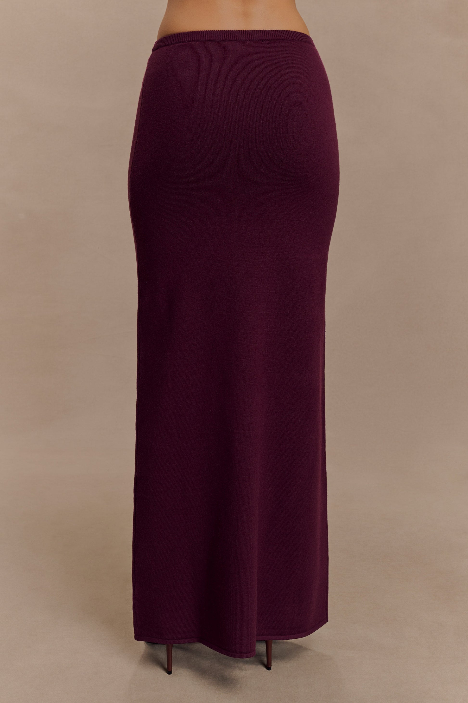 Miles Knit Maxi Skirt - Plum #6