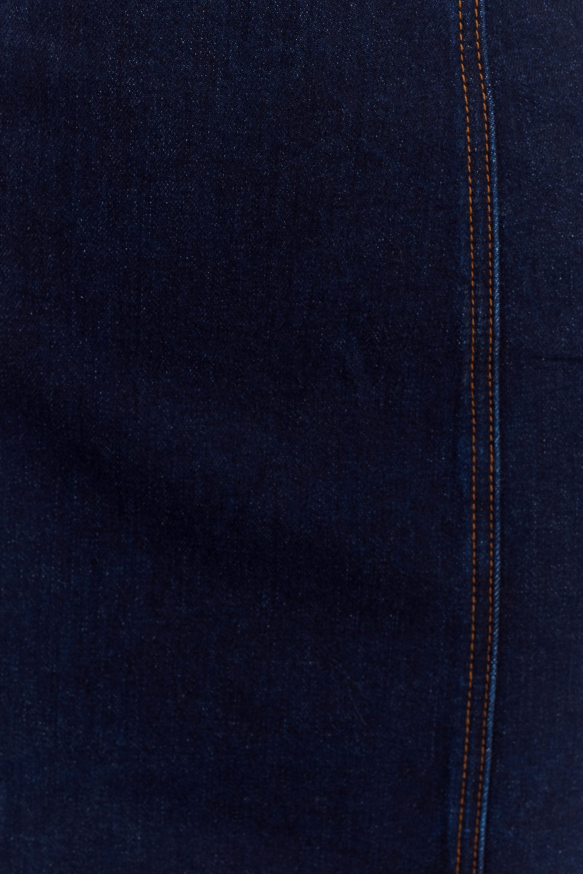 Raesha Frill Denim Mini Dress - Indigo Blue #7