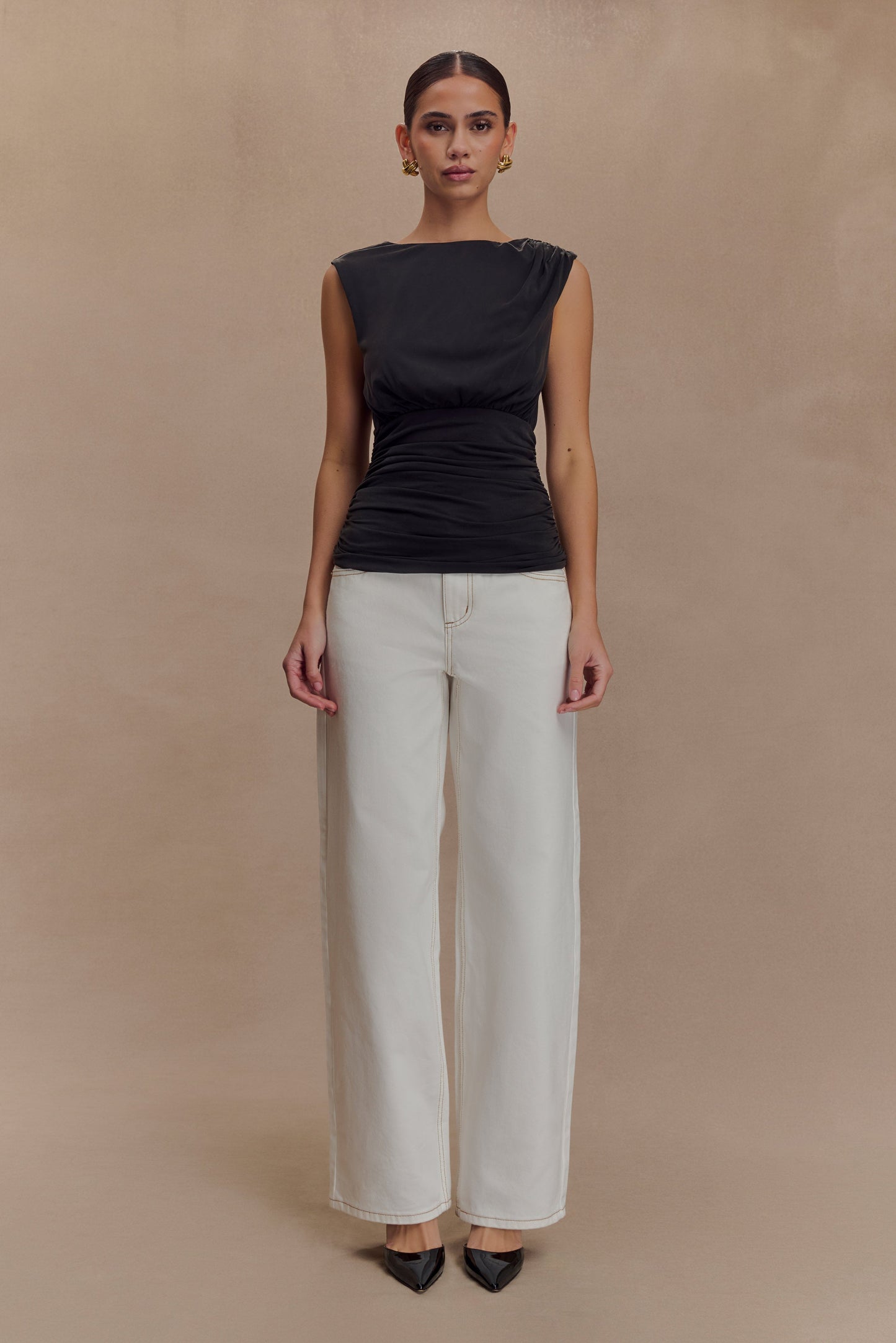 Anthony Short Sleeve Top - Black