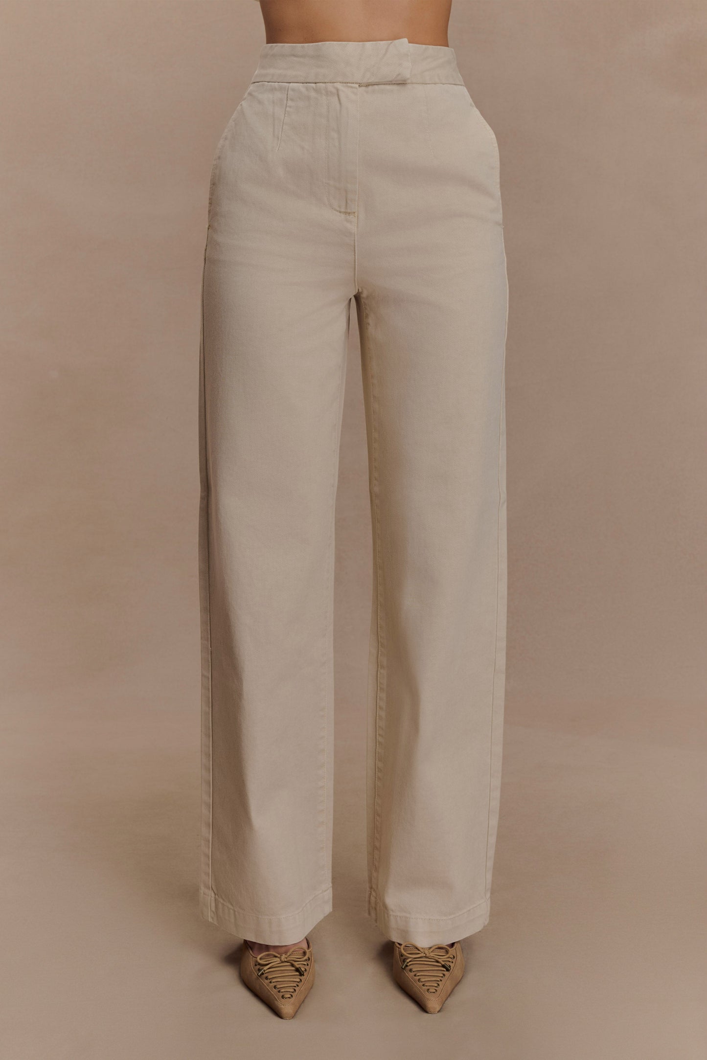 Rayne Wide Leg Denim Jeans - Stone Wash