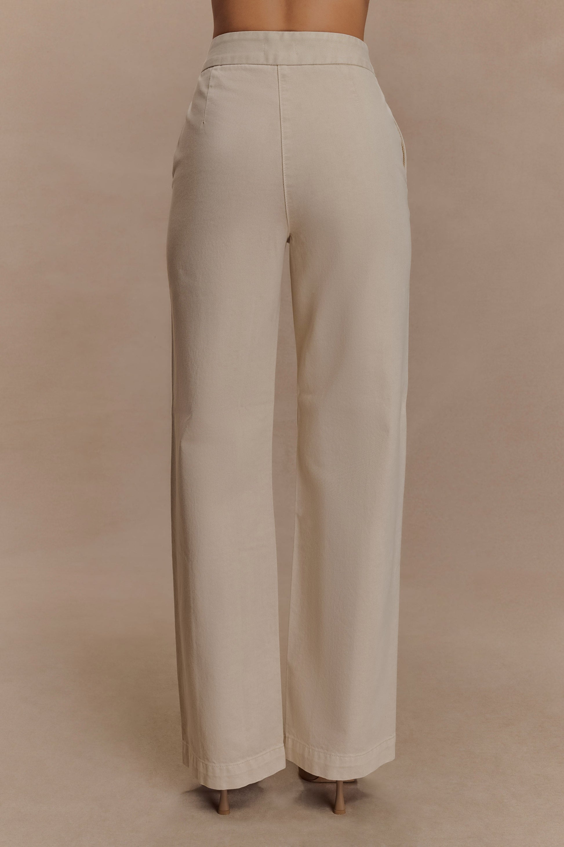 Rayne Wide Leg Denim Jeans - Stone Wash #2