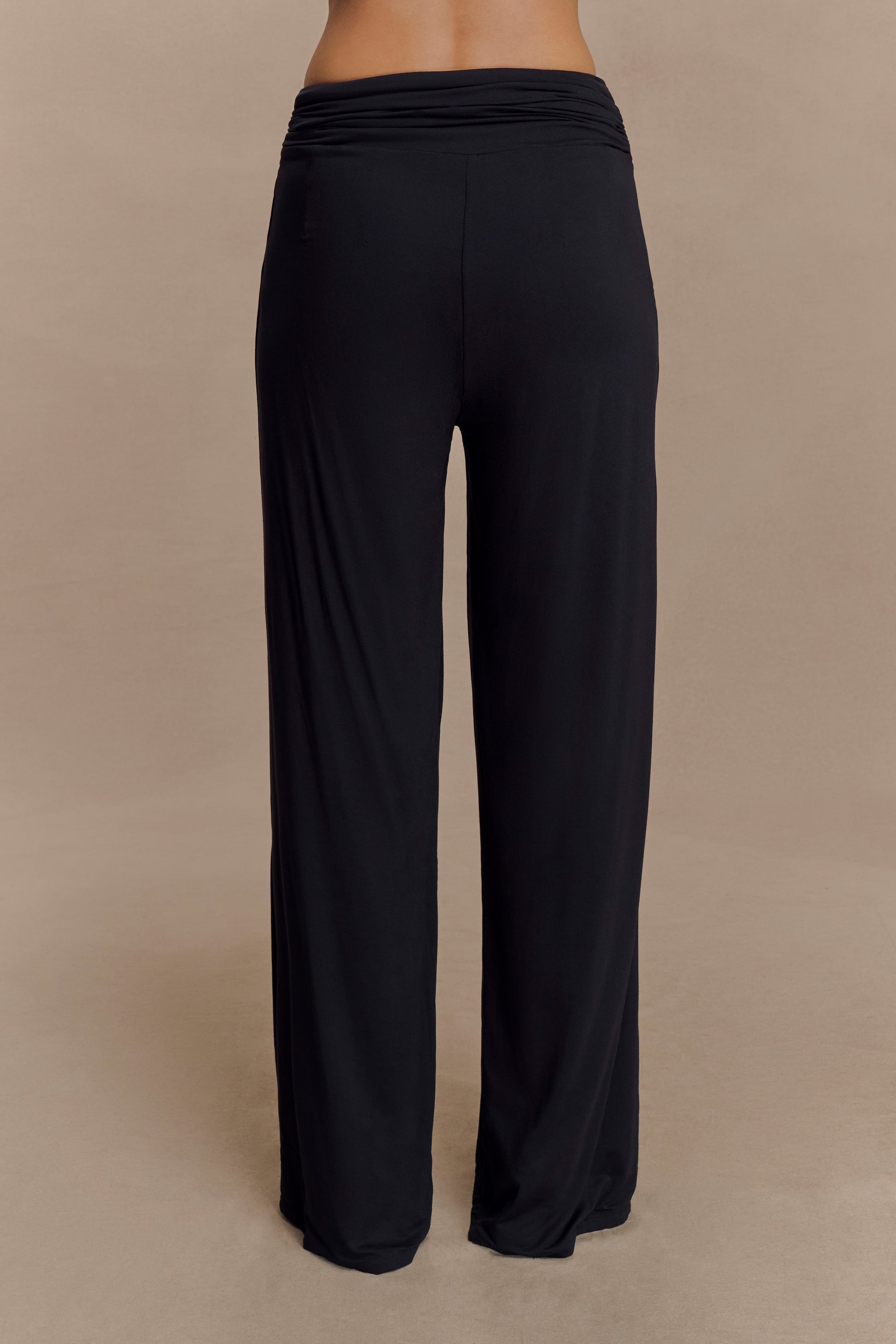 Ramona Modal Straight Leg Pant - Black #5