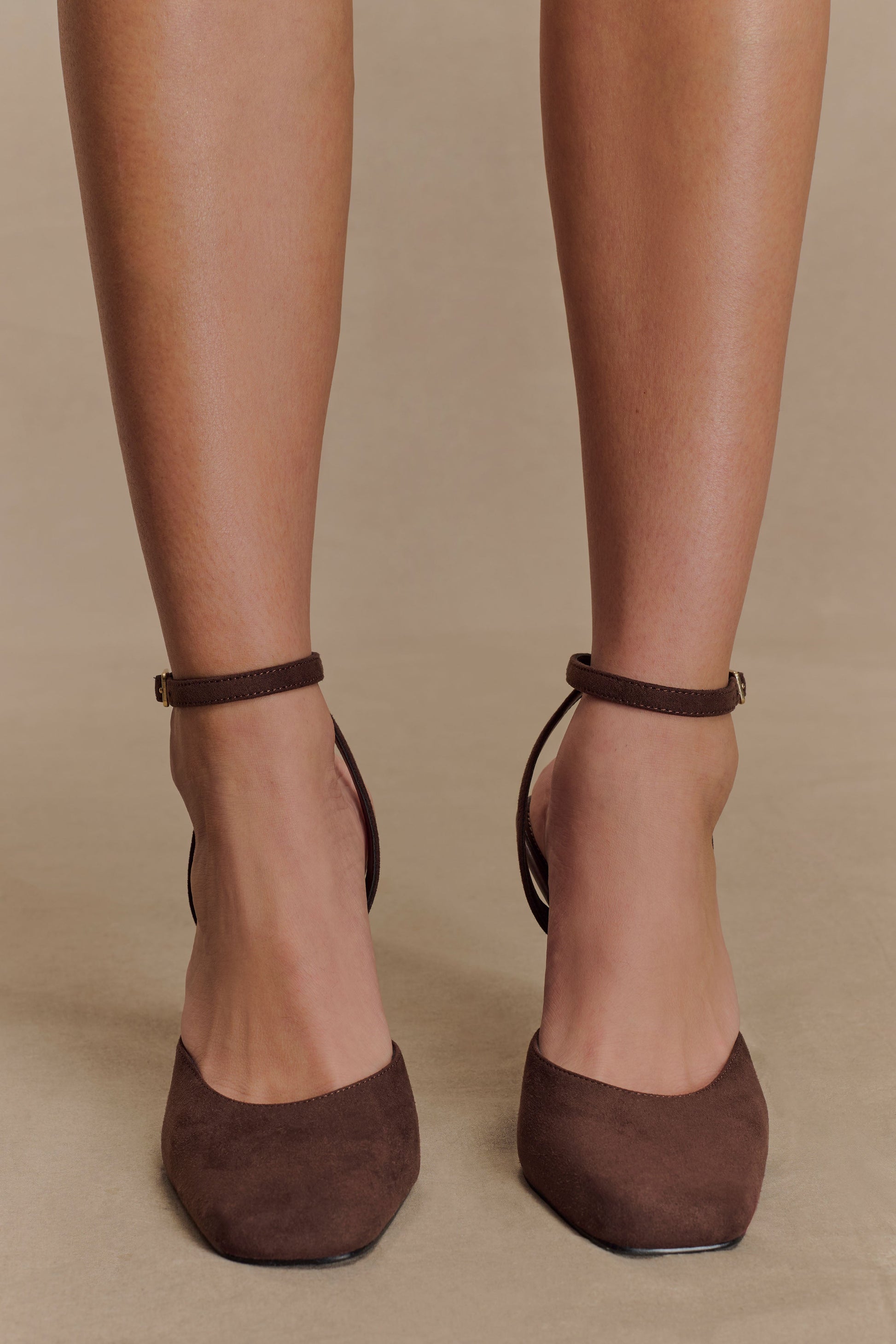 Kaleen Faux Suede Wedge Heel - Chocolate #4