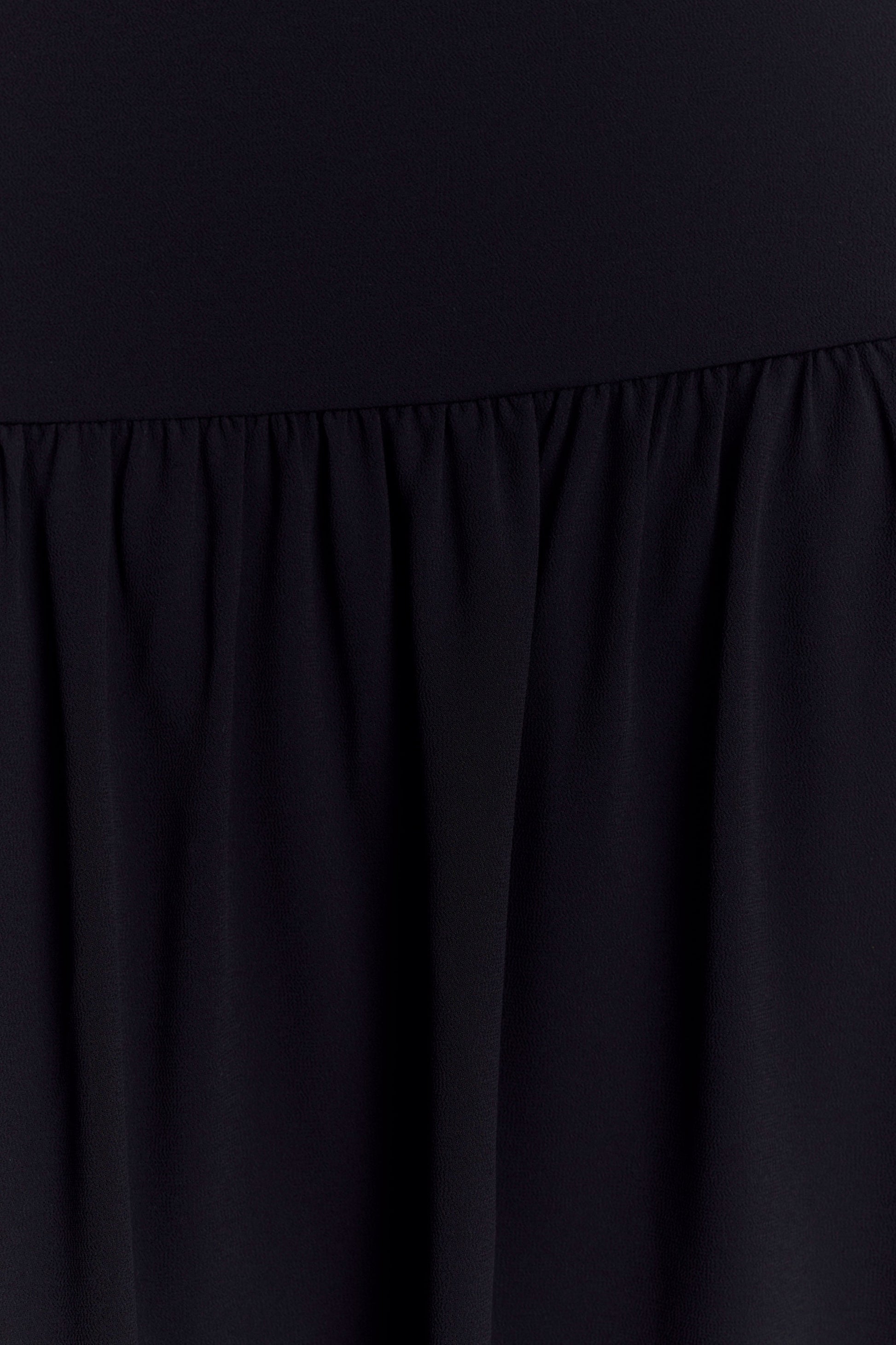 Georgina Chiffon Midi Dress - Black #9