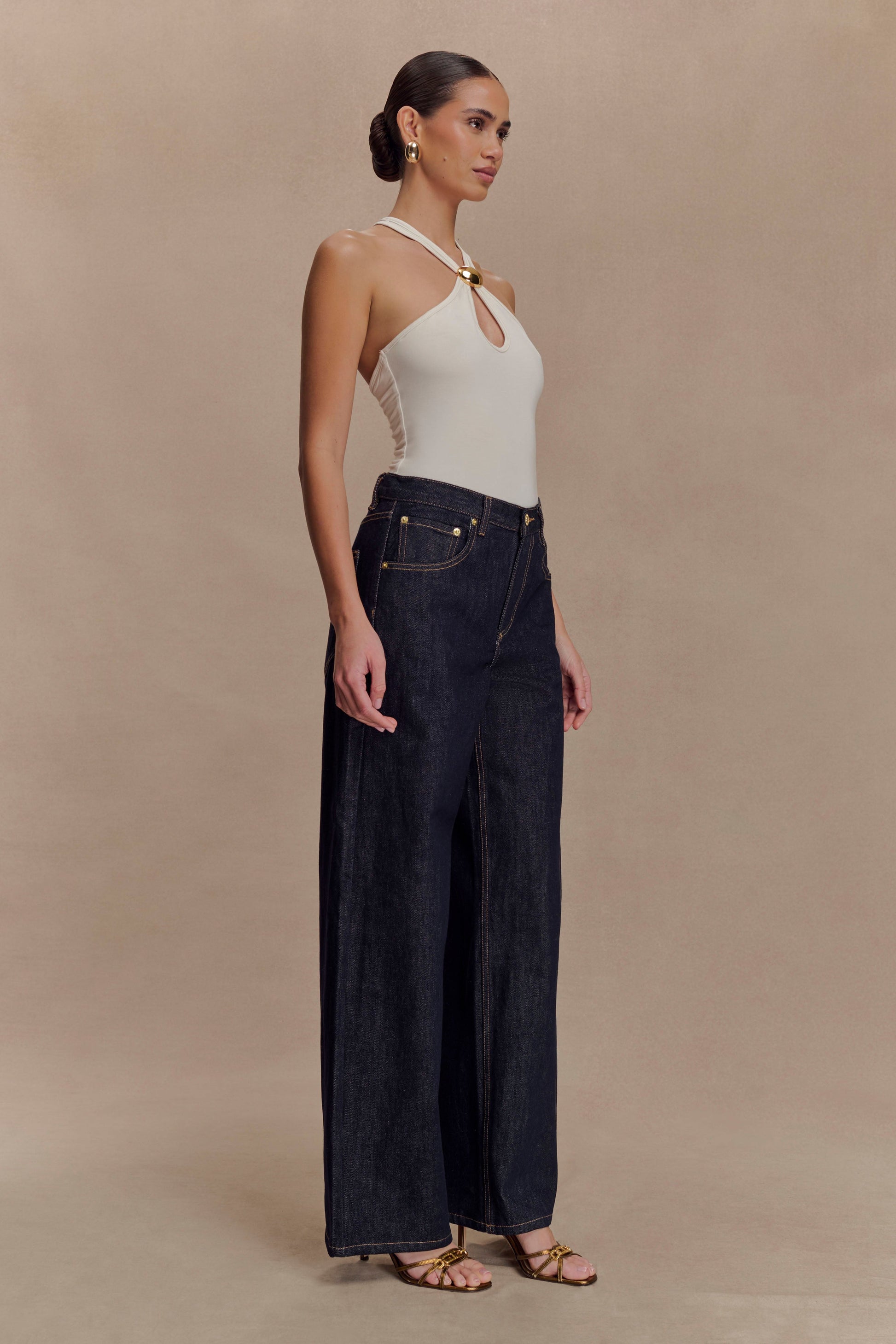 Ramona Modal Tank Top With Hardware - Ivory #4