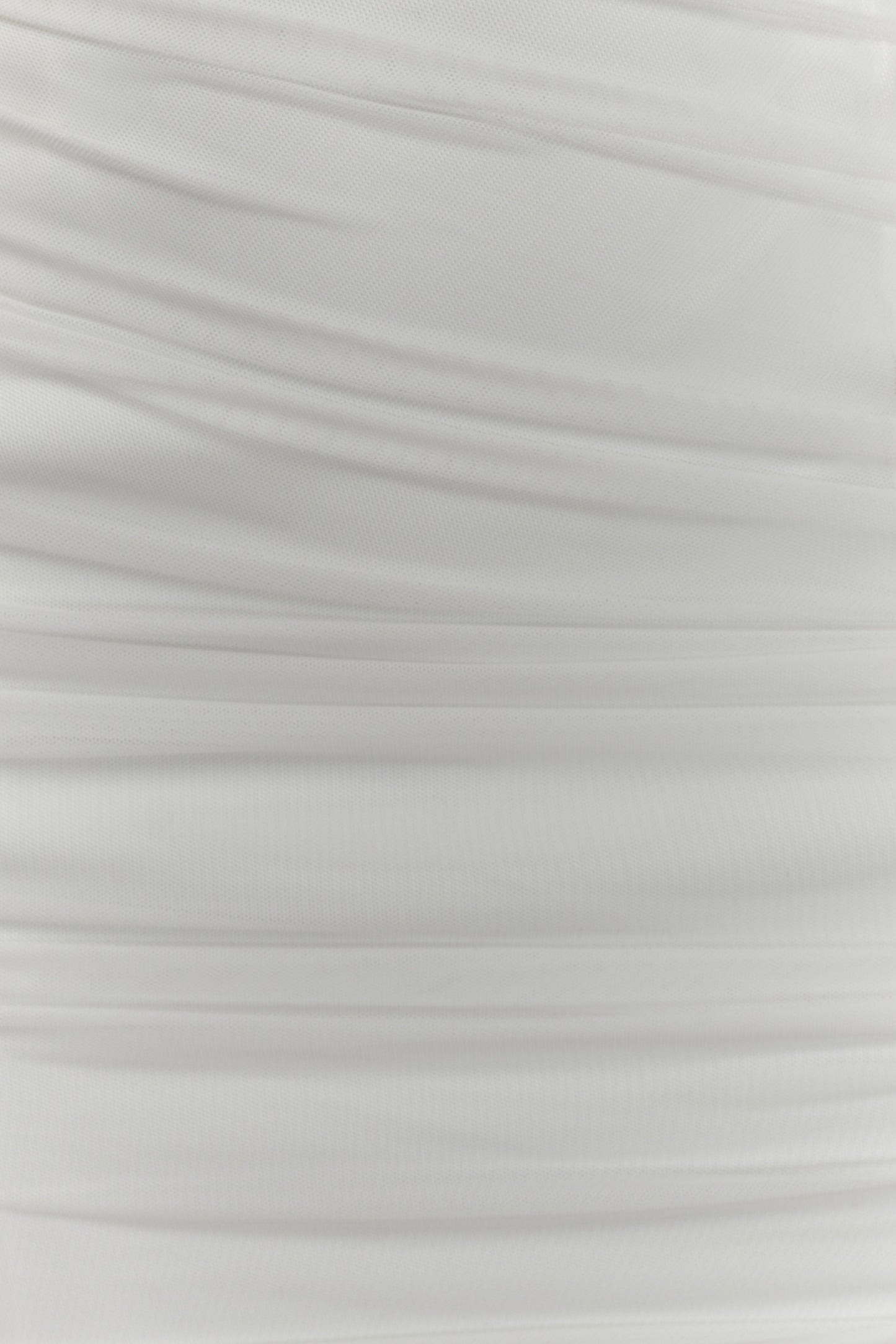 Jianna Strapless Mesh Mini Dress - White