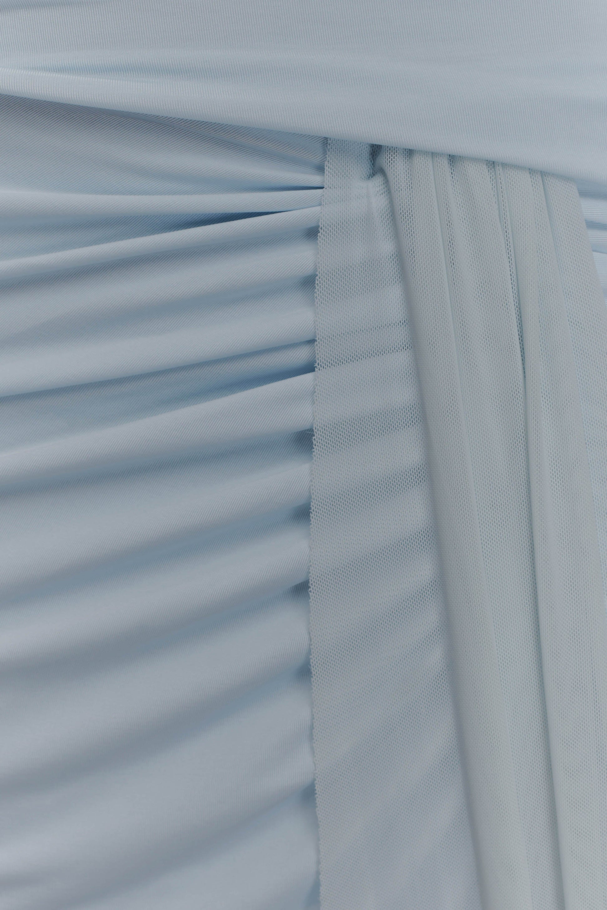 Calandra Slinky Maxi Skirt - Pale Blue #5