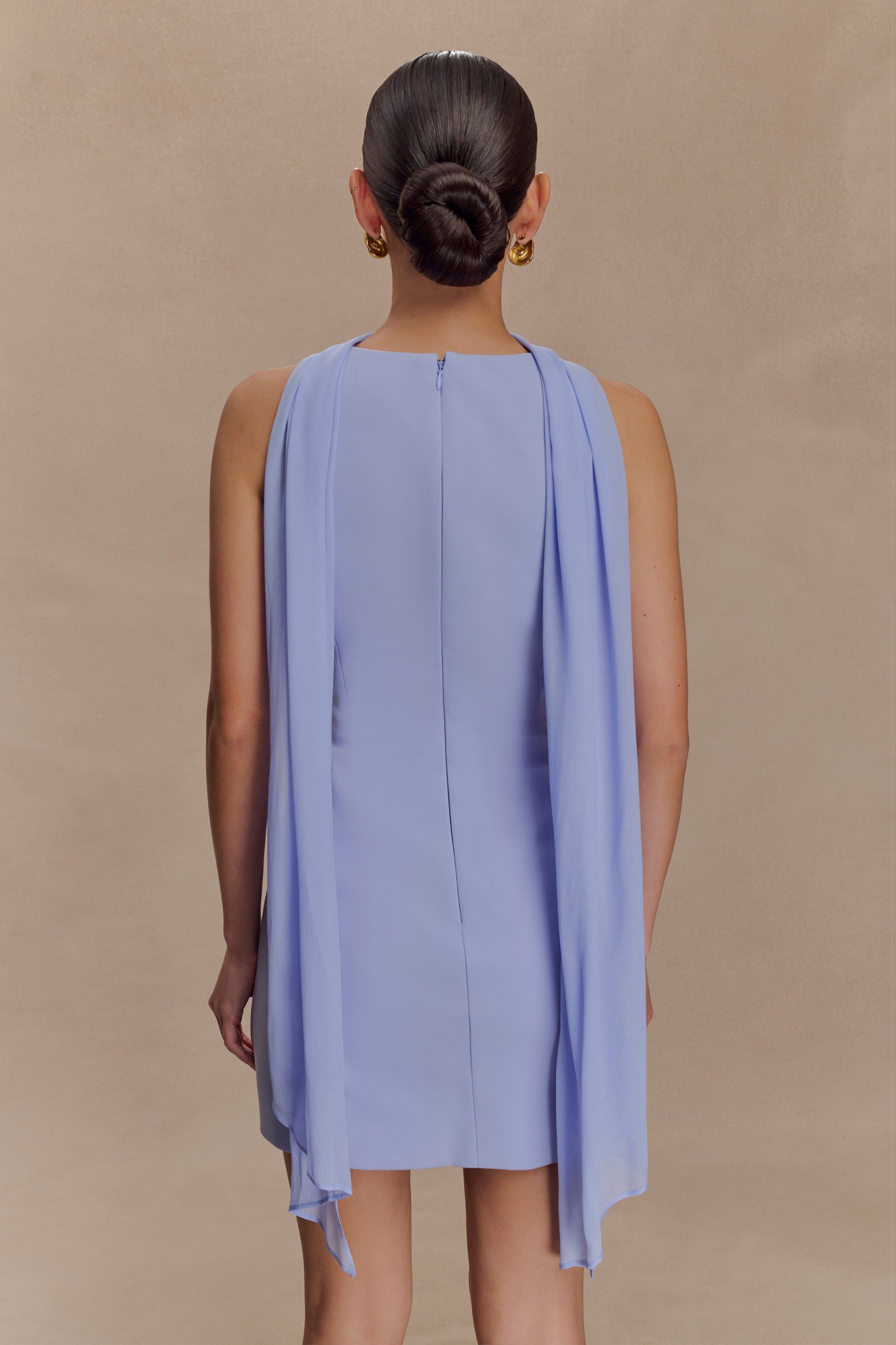 Skyler Suiting Embroidered Mini Dress - Lilac #2