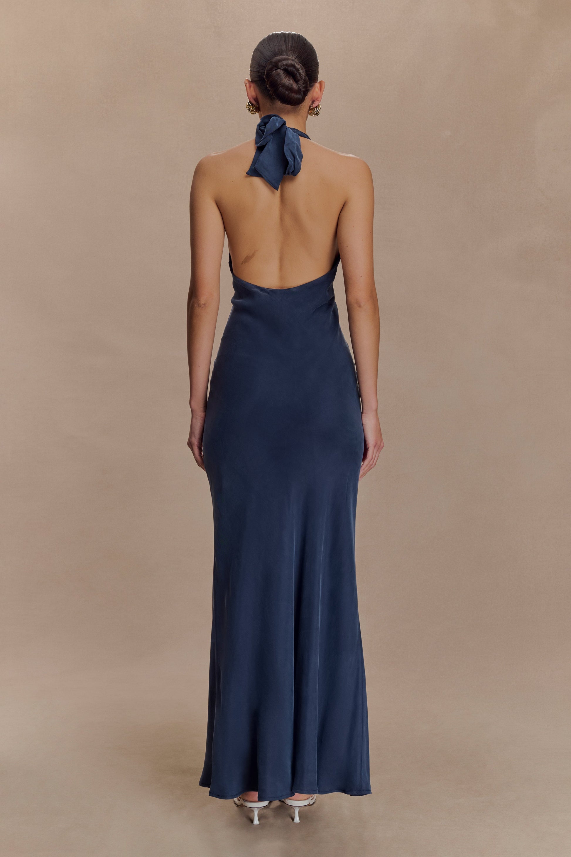 Louisiana Halter Maxi Dress - Navy #2