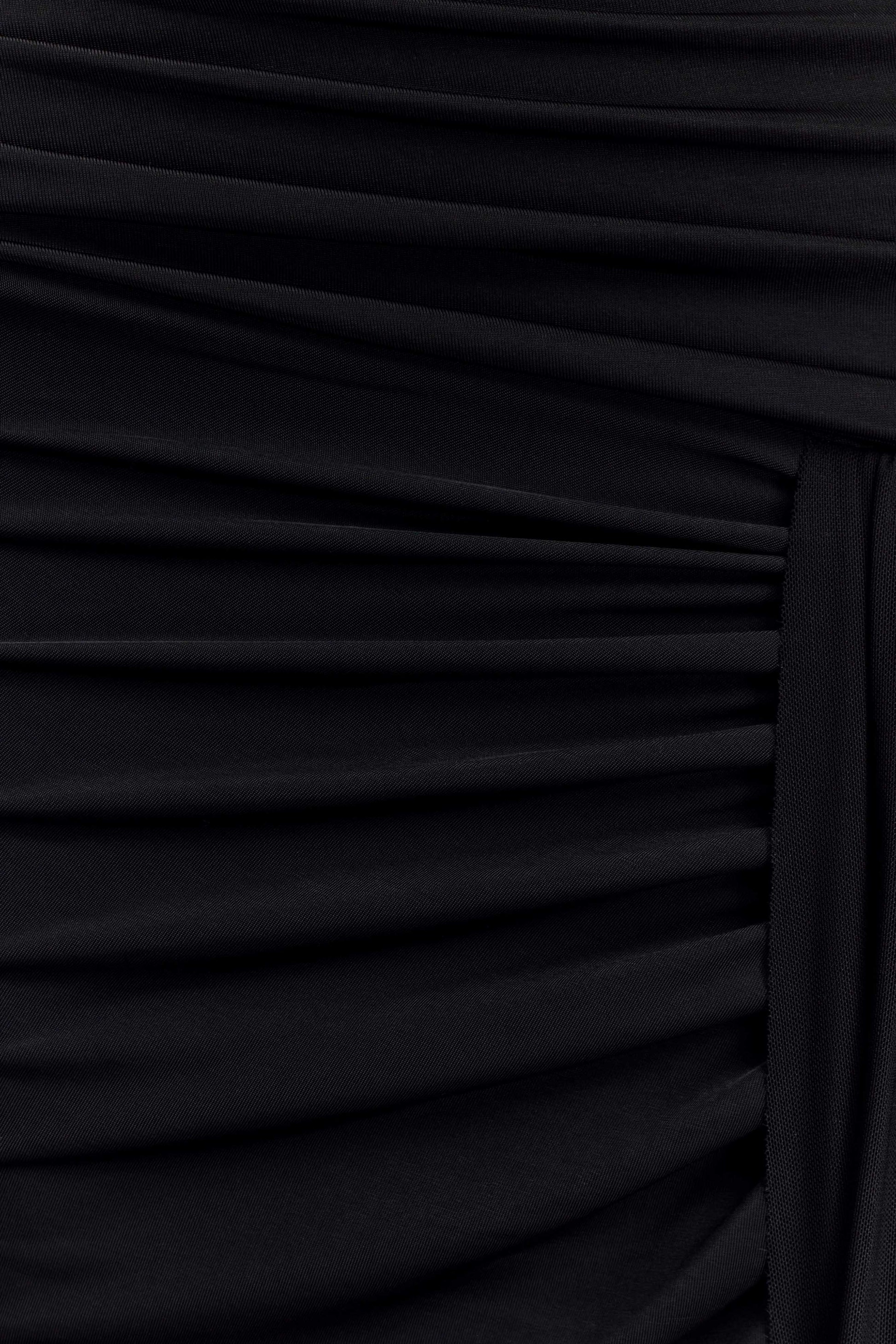 Calandra Slinky Maxi Skirt - Black #6