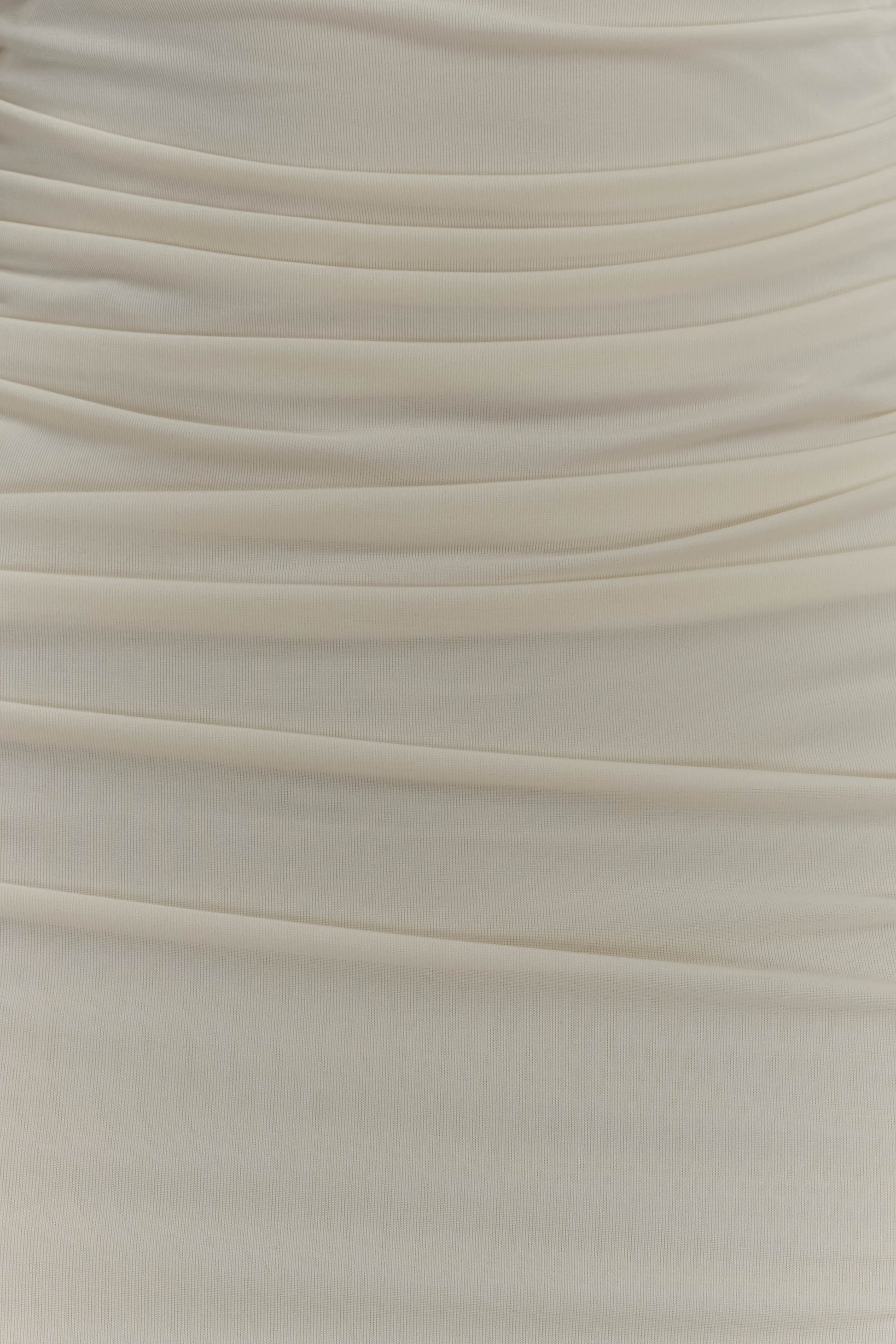 Hayden Long Sleeve Plunge Maxi Dress - Ivory #6