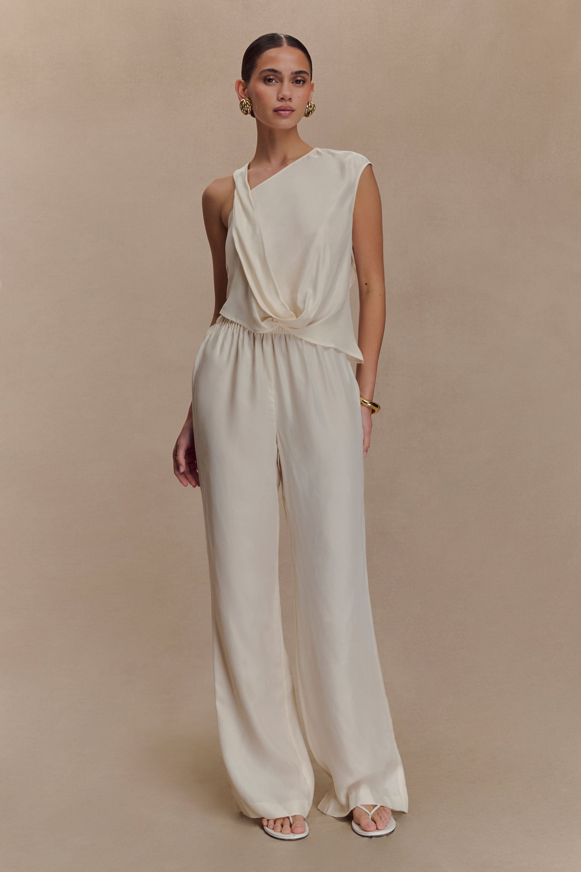 Violeta Asymmetric Top - Ivory #6