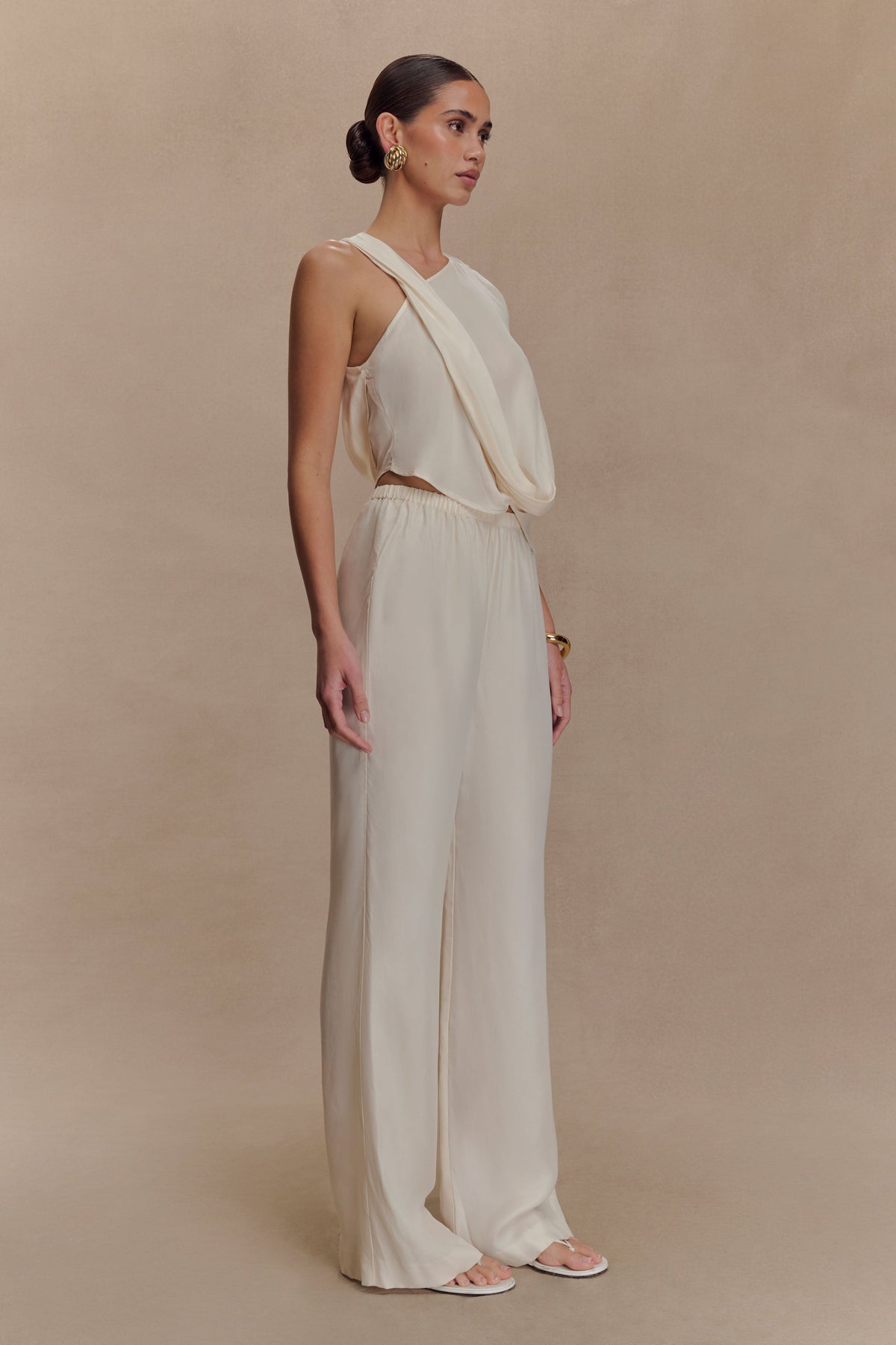 Violeta Asymmetric Top - Ivory #4