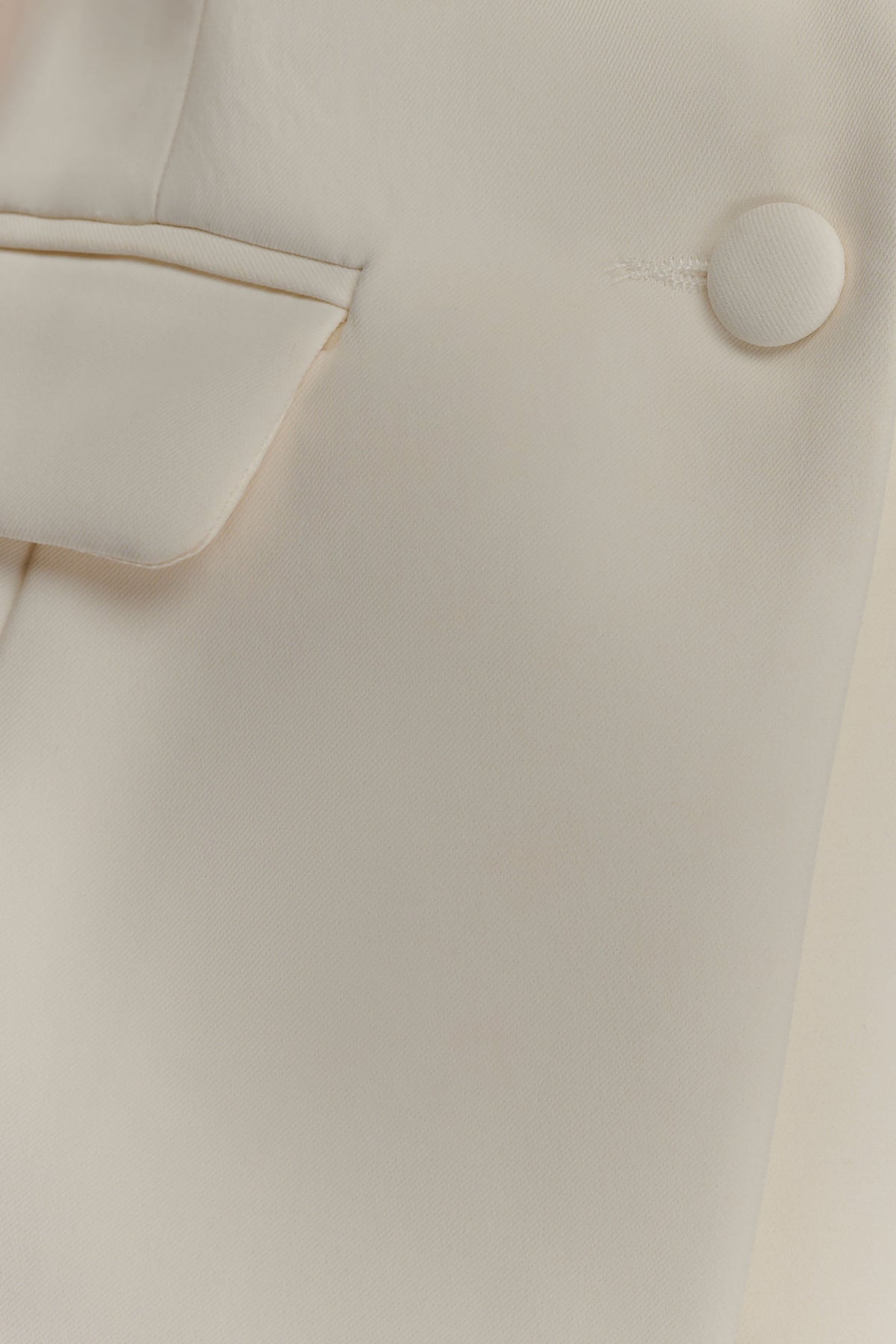 Opal Puff Sleeve Suiting Top - Ivory #5