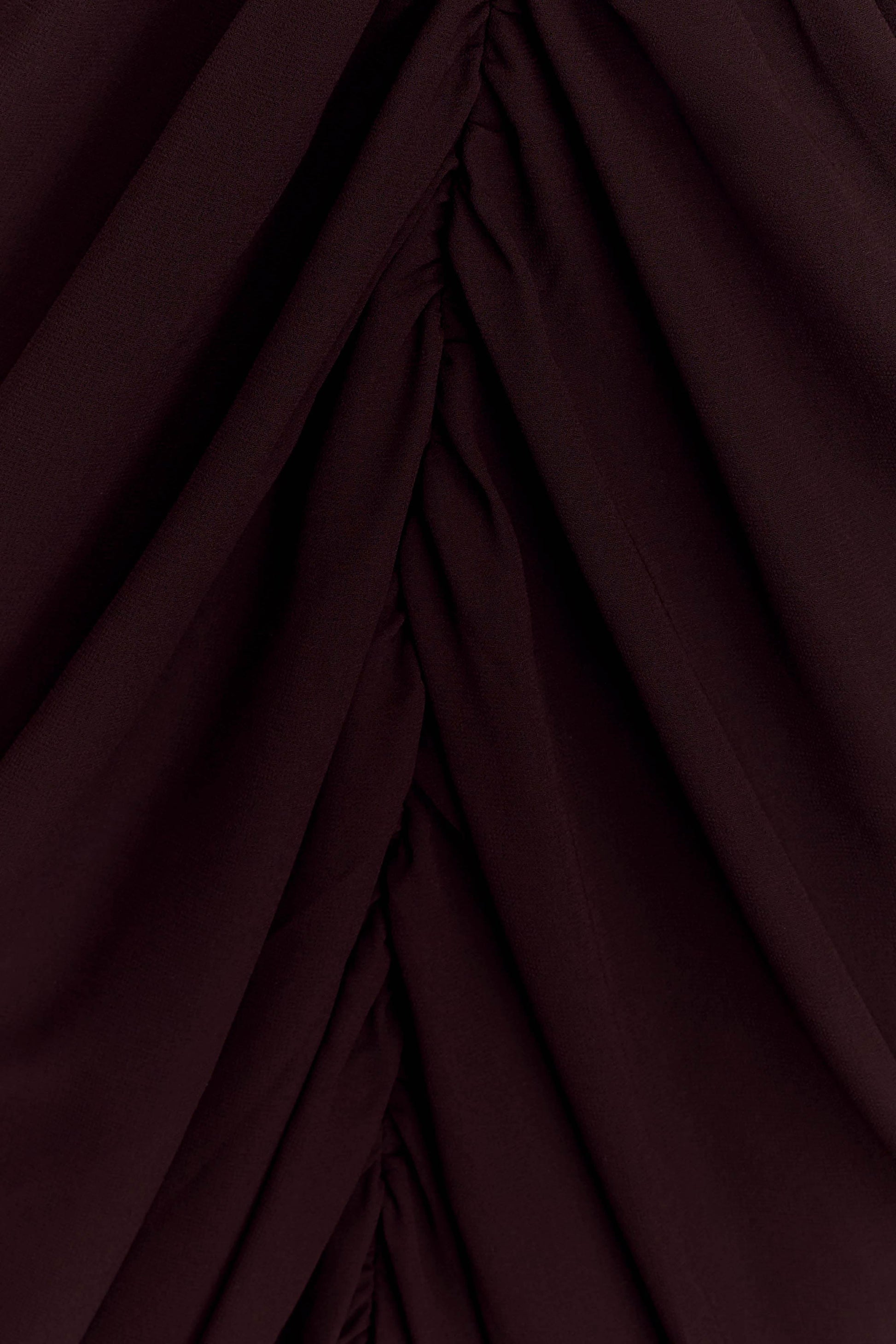 Alex Chiffon Maxi Dress - Cacao Brown #7