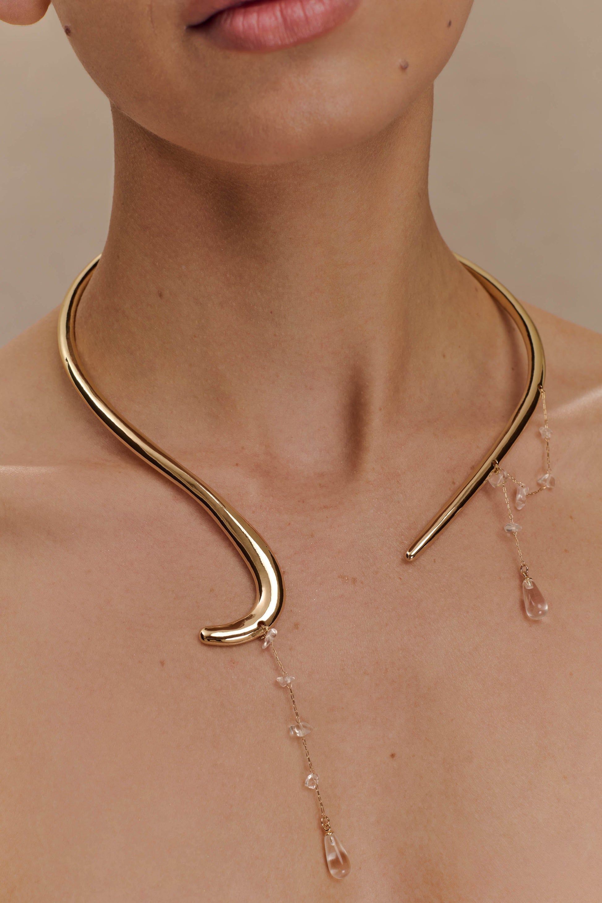 Azura Teardrop Necklace - Gold #2