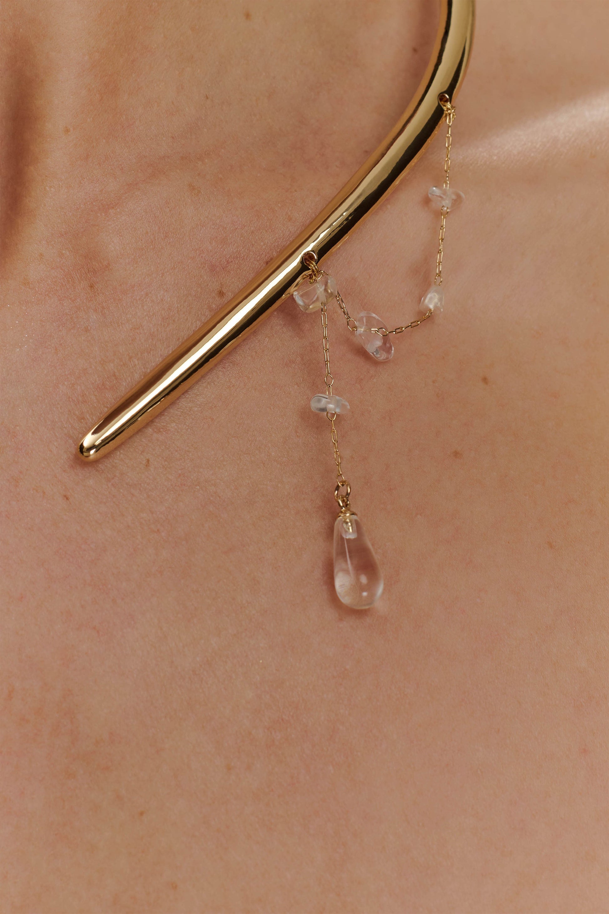 Azura Teardrop Necklace - Gold #3
