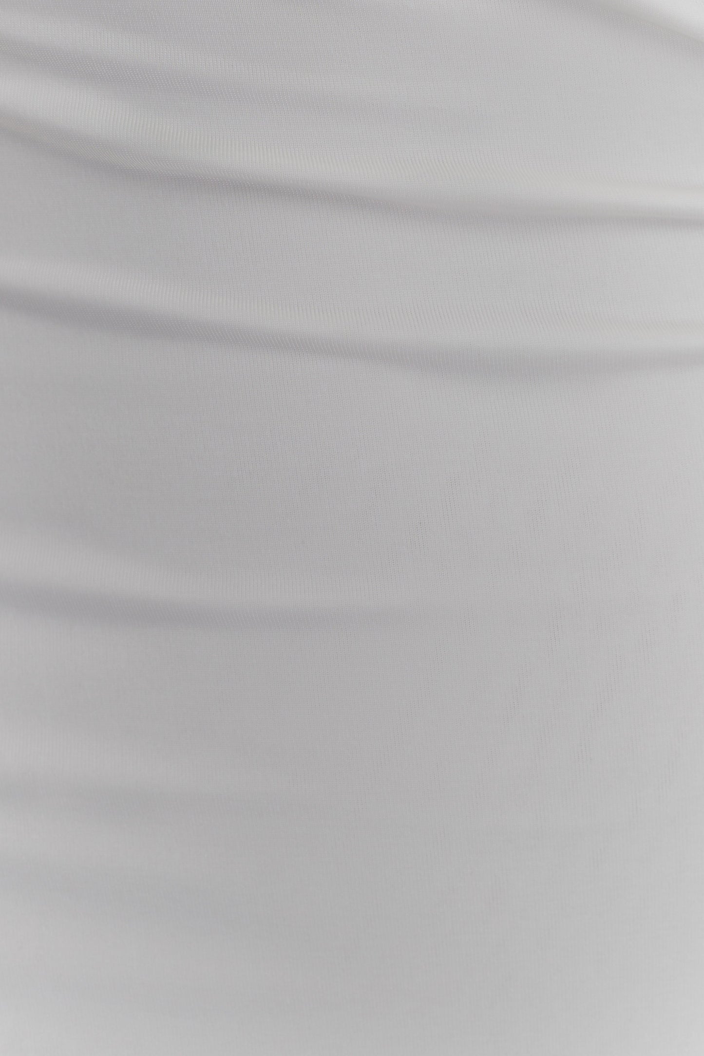 Lottie Slinky Maxi Dress With Split - White