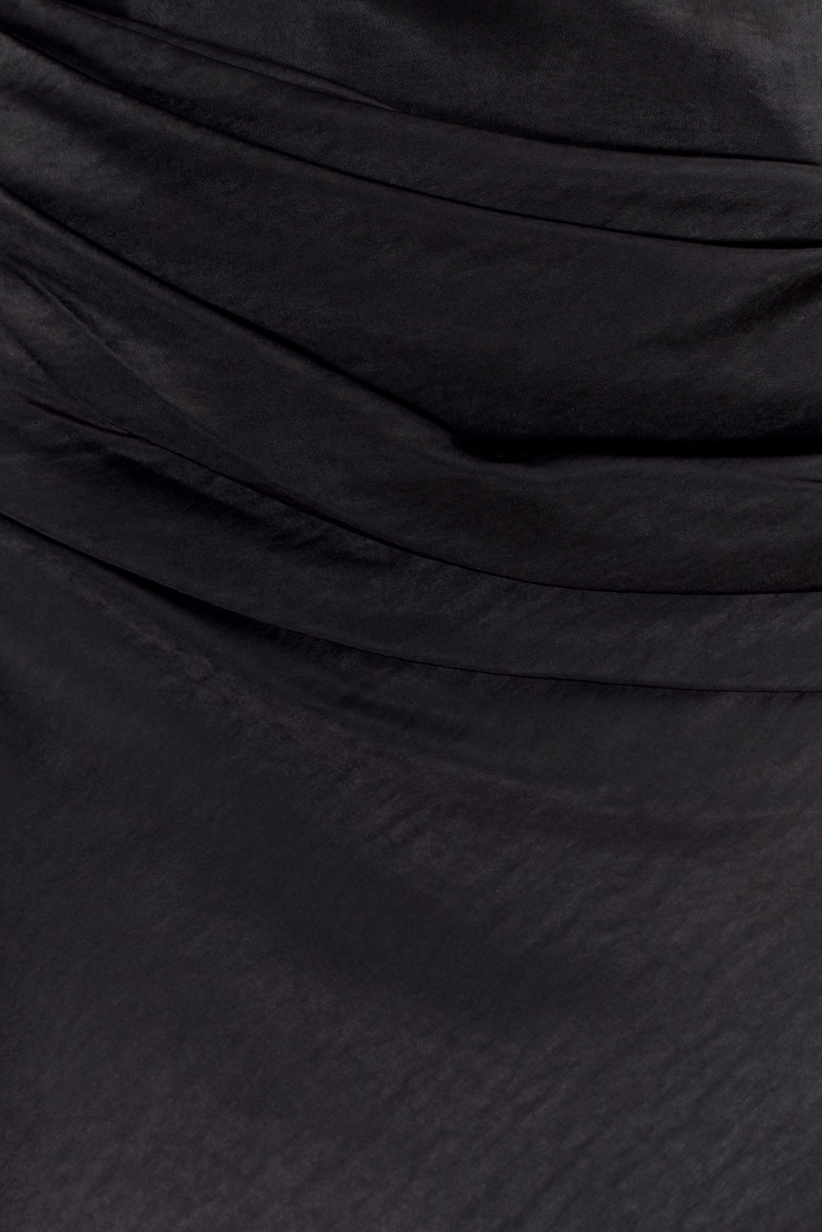 Jasmine Strapless Satin Maxi Dress - Black #4