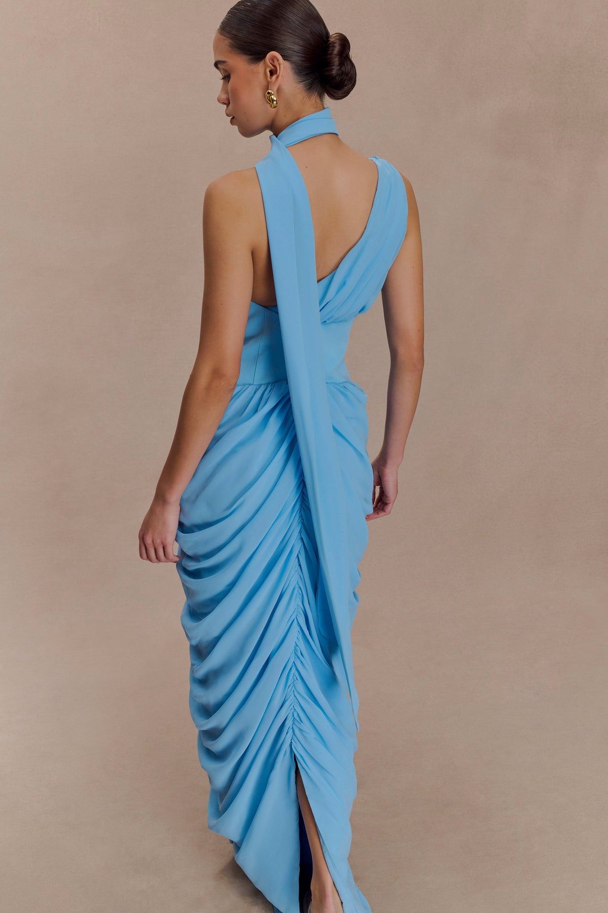 Alex Chiffon Maxi Dress - Blue #6