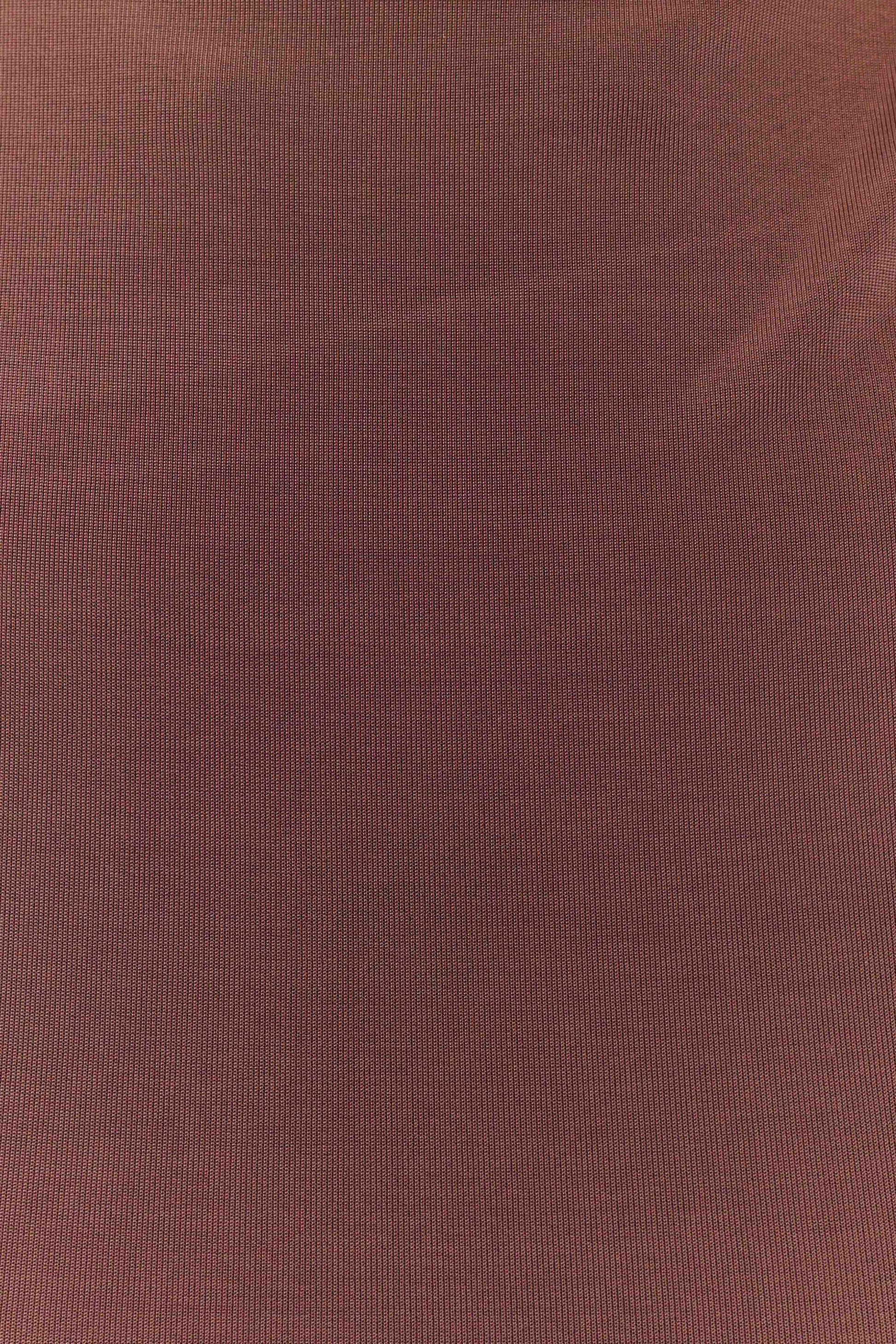 Elsie Shoulder Pad Bodysuit - Chocolate #4