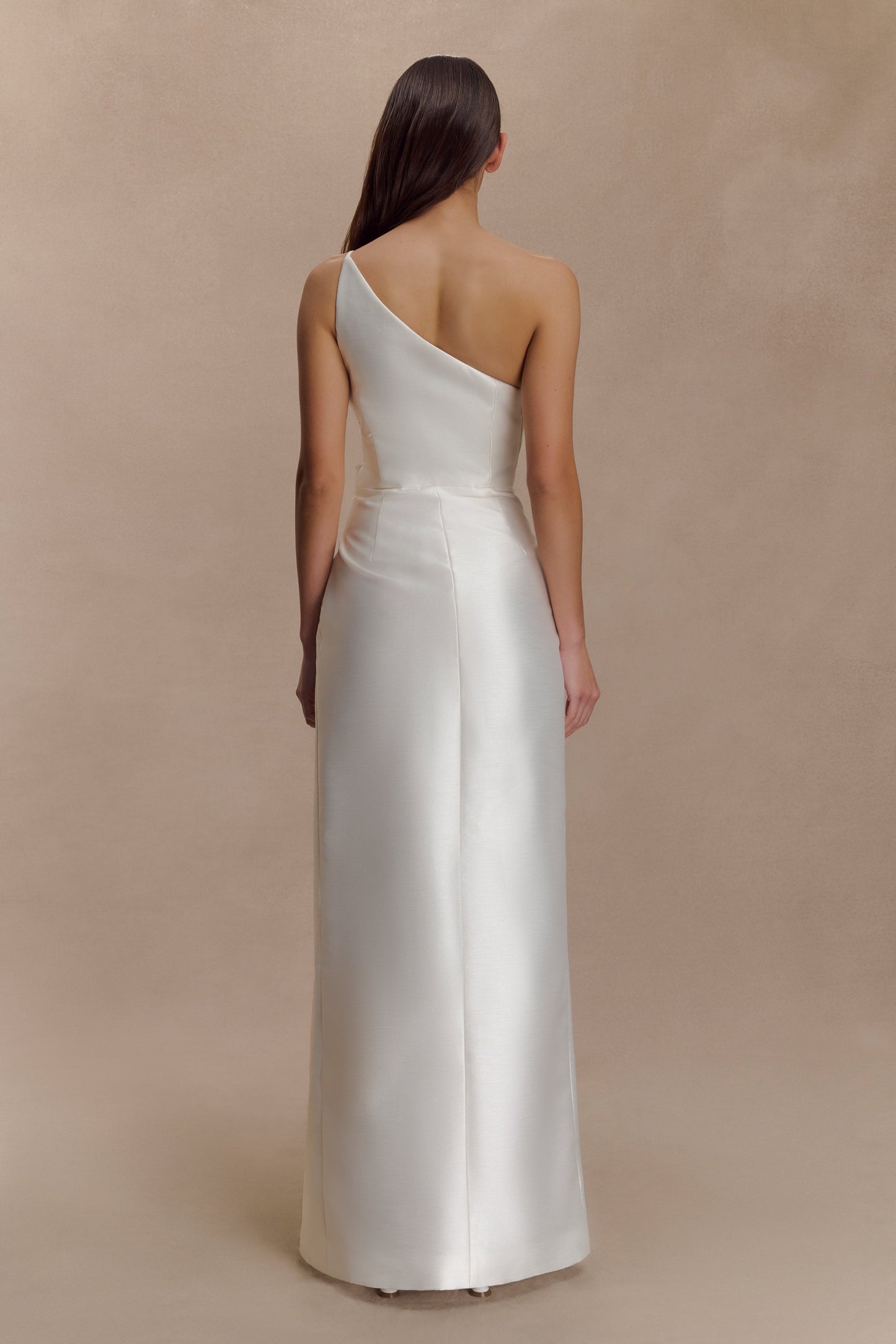 Francine One Shoulder Maxi Dress - Ivory