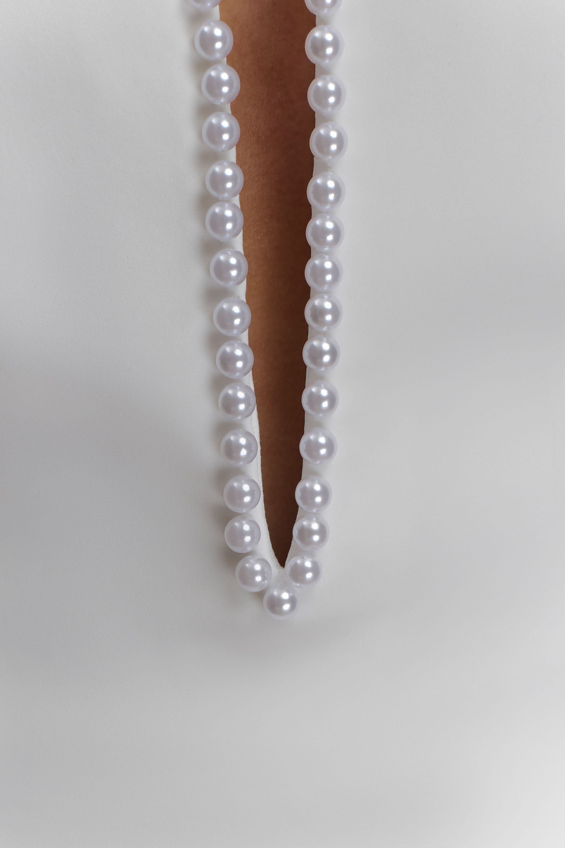 Kingsley Beaded Neckline Mini Dress - Ivory #7