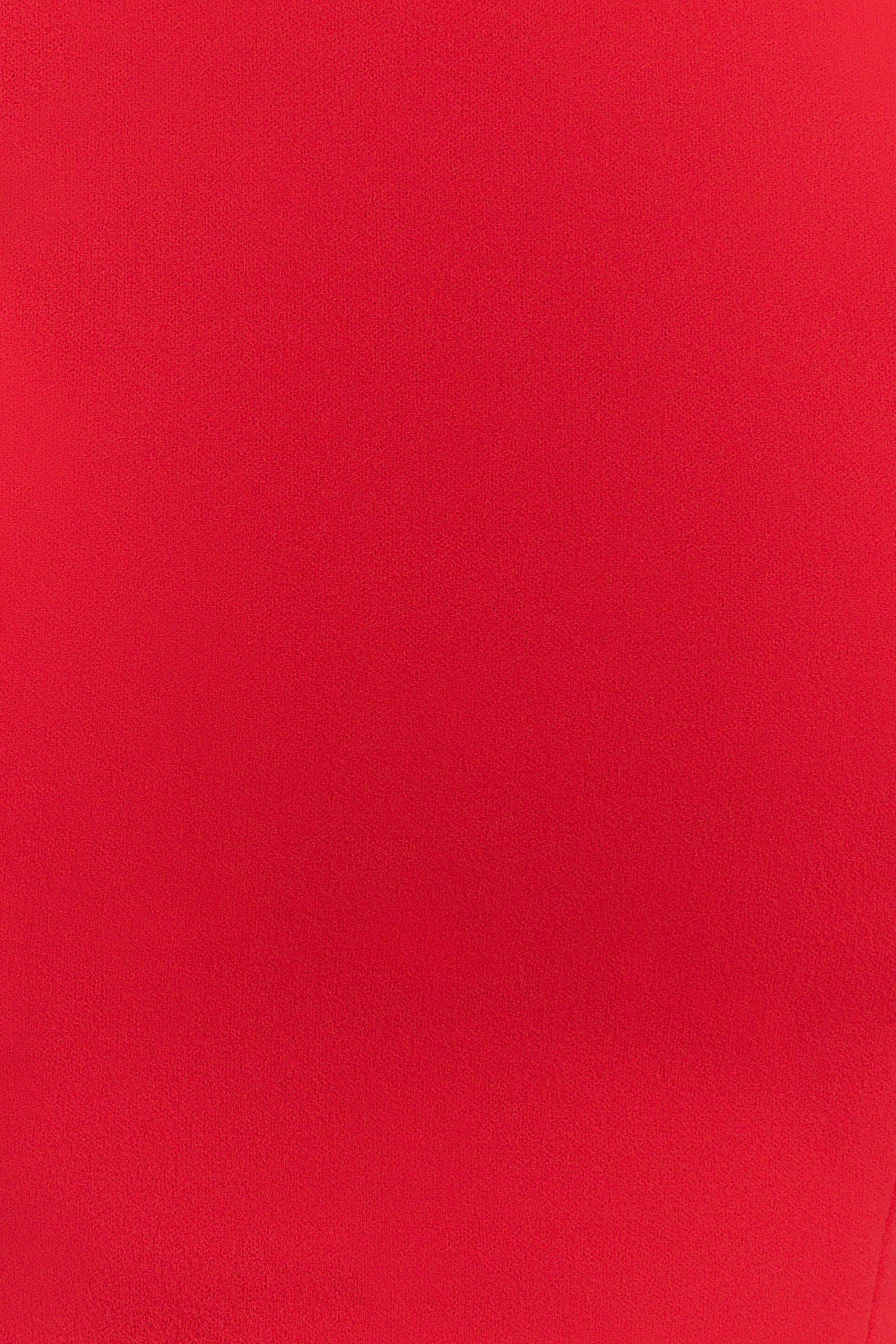 Milena One Shoulder Crepe Maxi Dress - Red #10