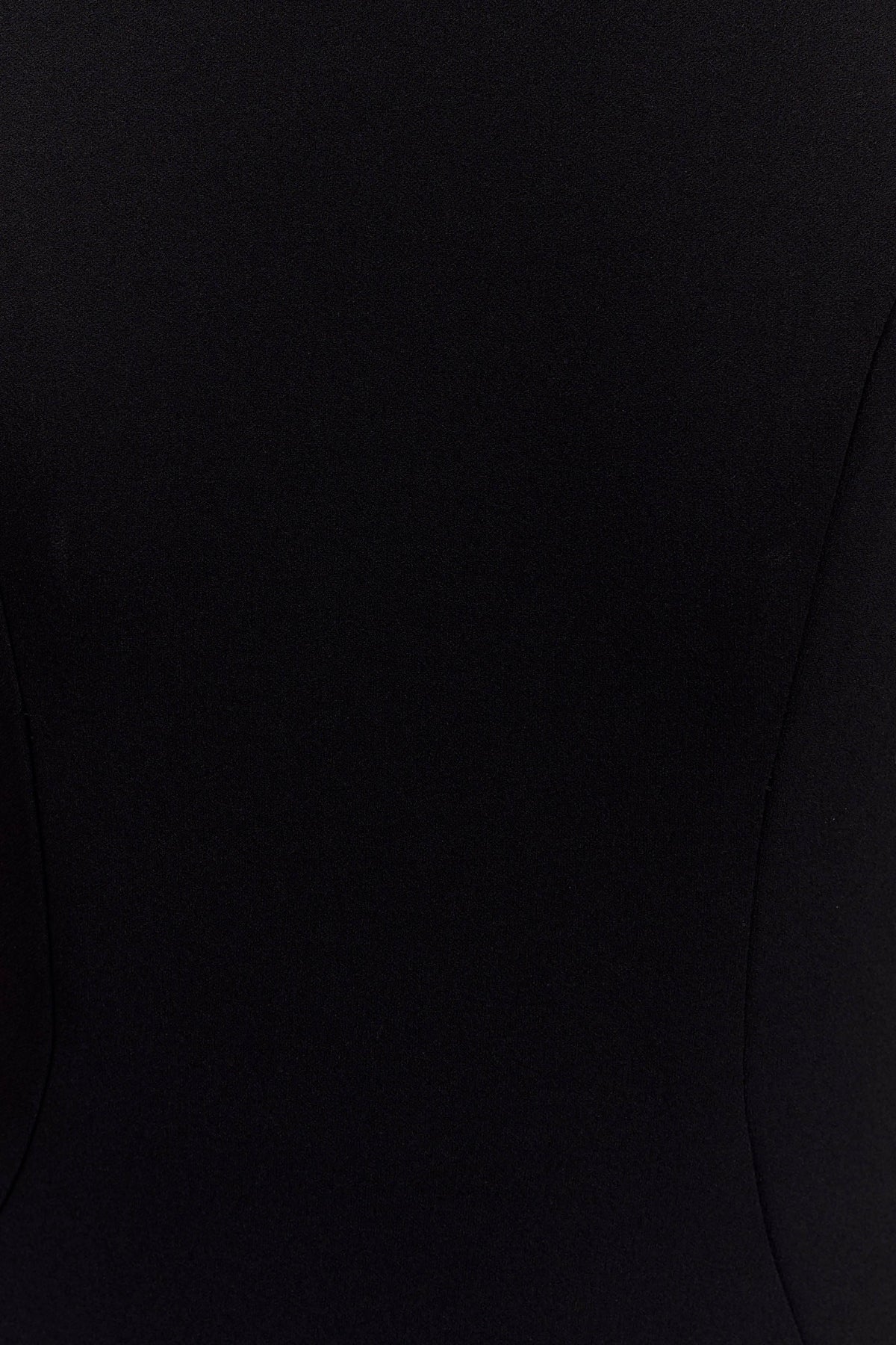 Milena One Shoulder Crepe Maxi Dress - Black #8