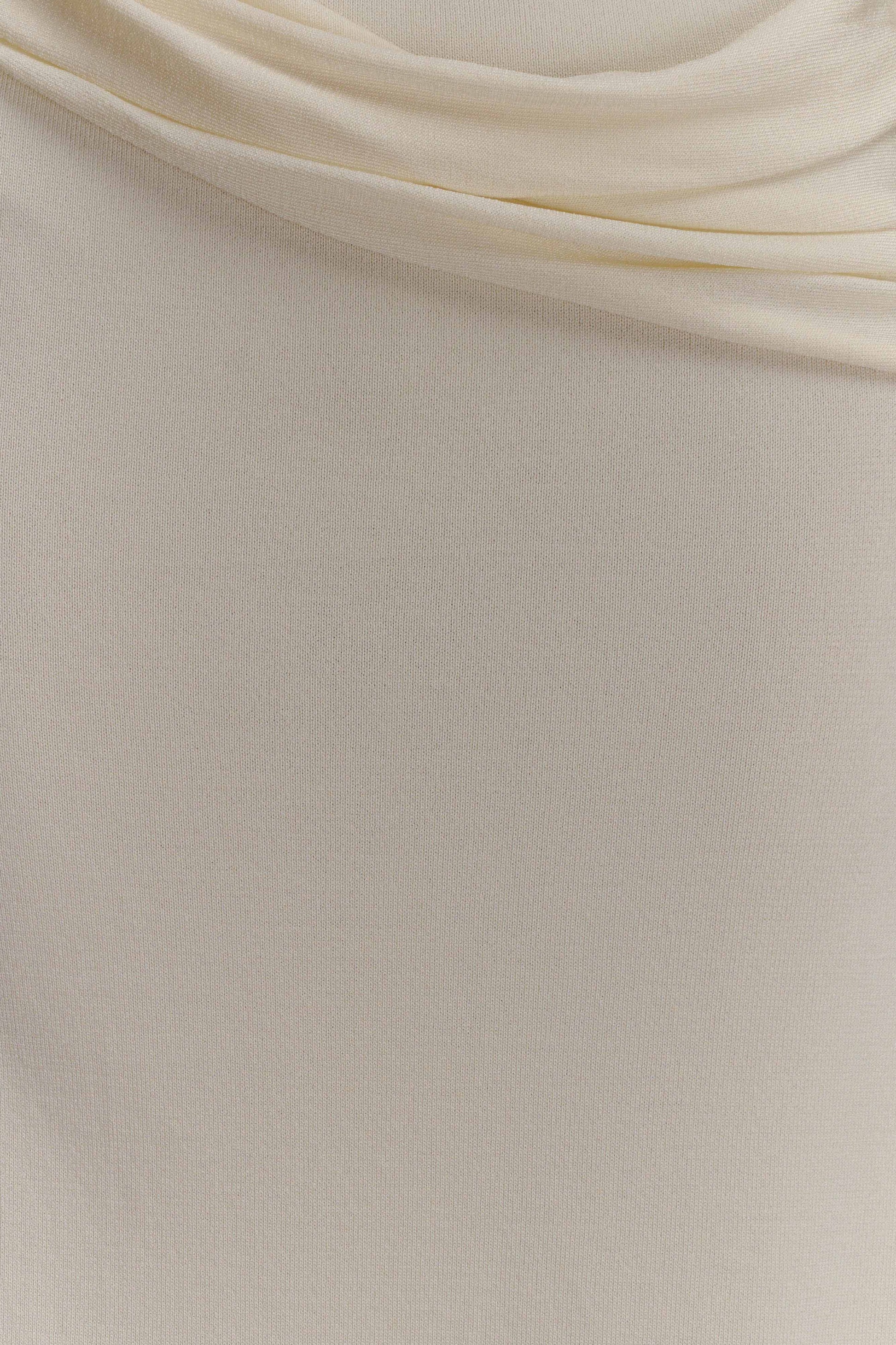 Bowie Low Rise Knit Maxi Skirt - Ivory #5