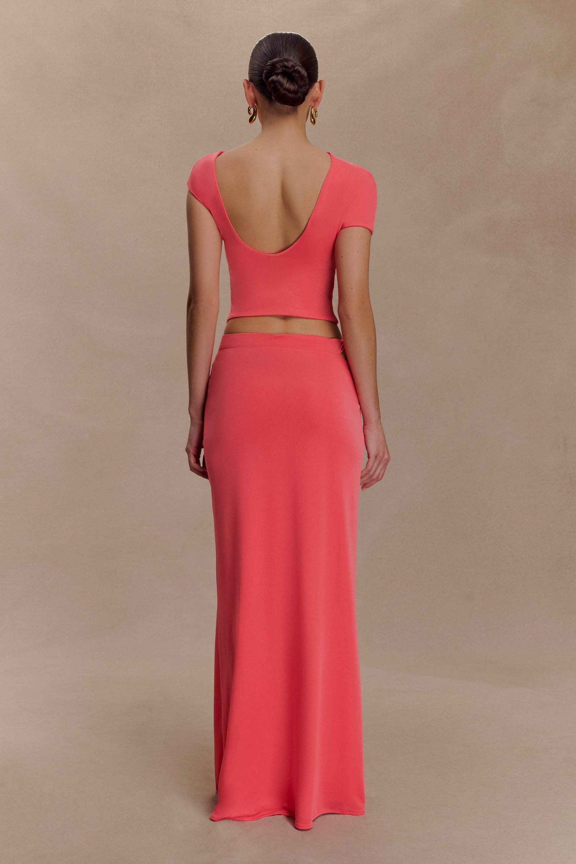 Haven Slinky Twist Top - Coral #5