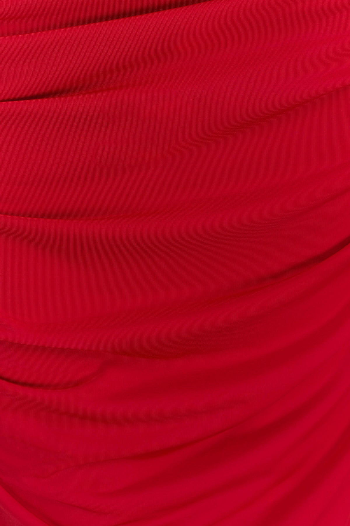 Amandine Ruched Slinky Maxi Dress - Ruby #6